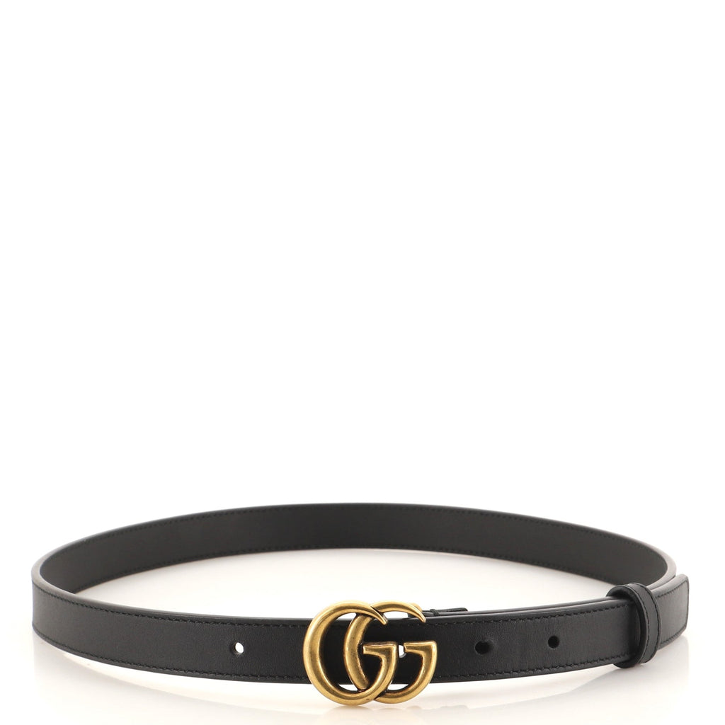 GG Marmont Belt Leather Thin 85