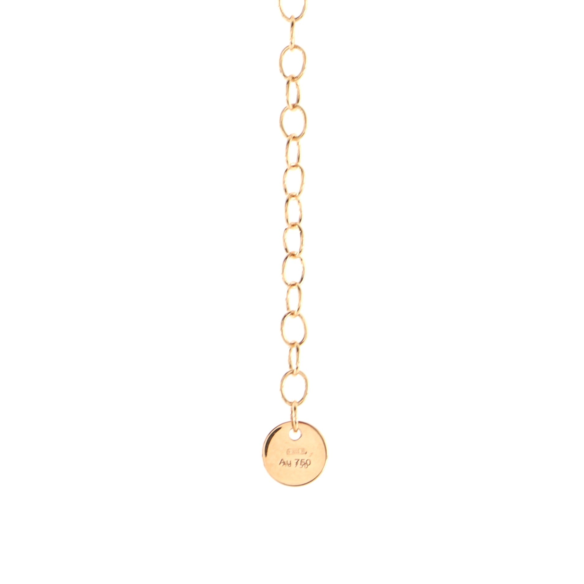 Icon Blooms Pendant Necklace 18K Rose Gold and Enamel