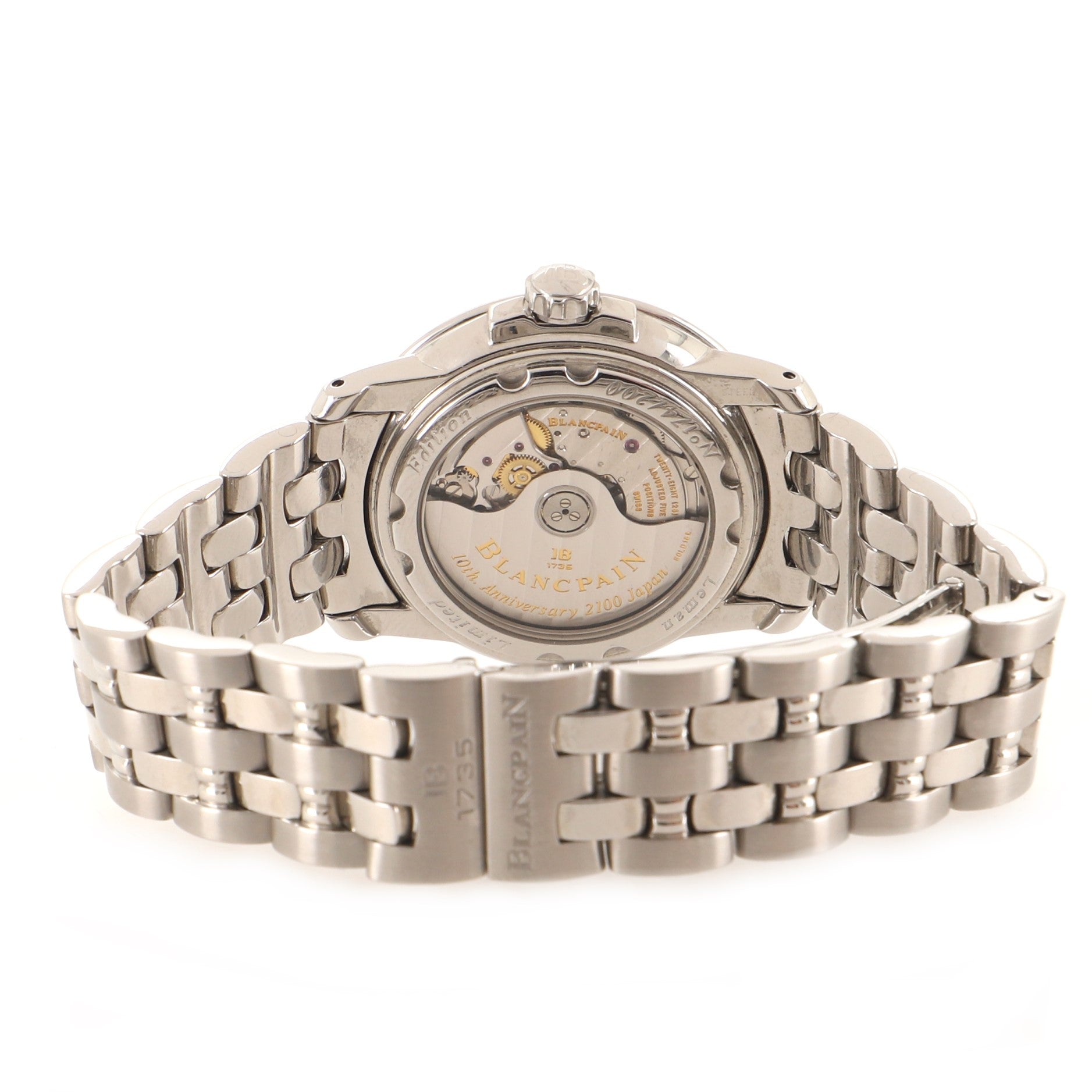 Leman Ultra Slim Automatic Watch Stainless Steel 38