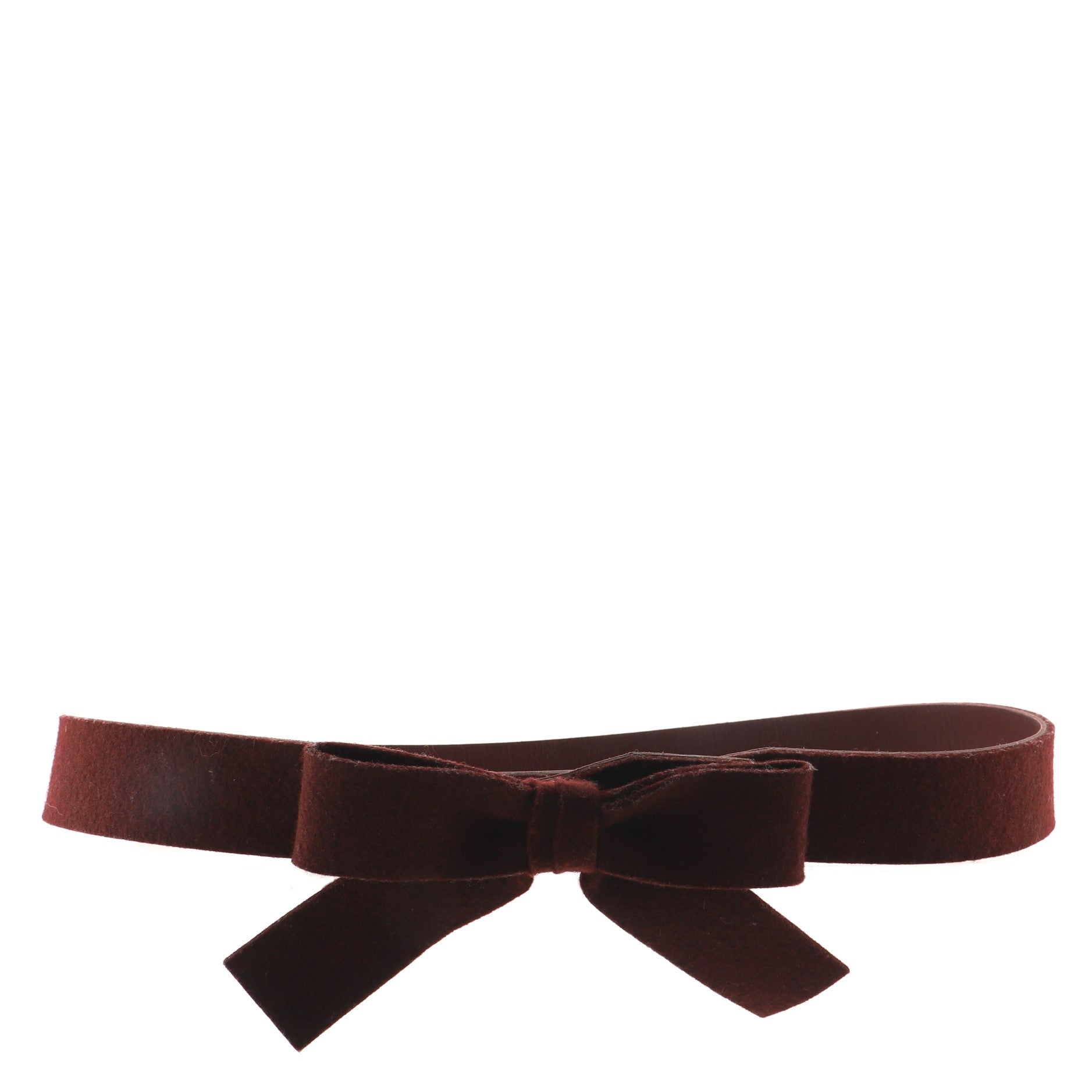 CC Bow Chain Belt Metal and Felt 80