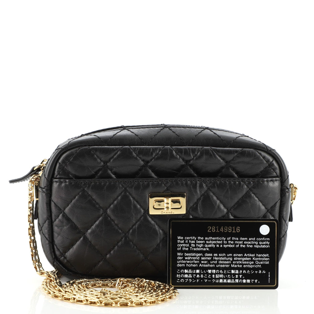 Reissue Camera Crossbody Bag Quilted Aged Calfskin Mini