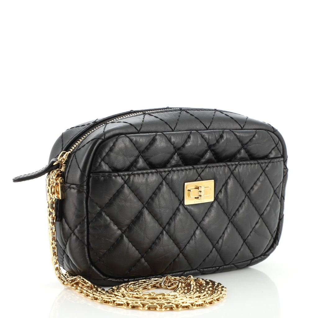 Reissue Camera Crossbody Bag Quilted Aged Calfskin Mini