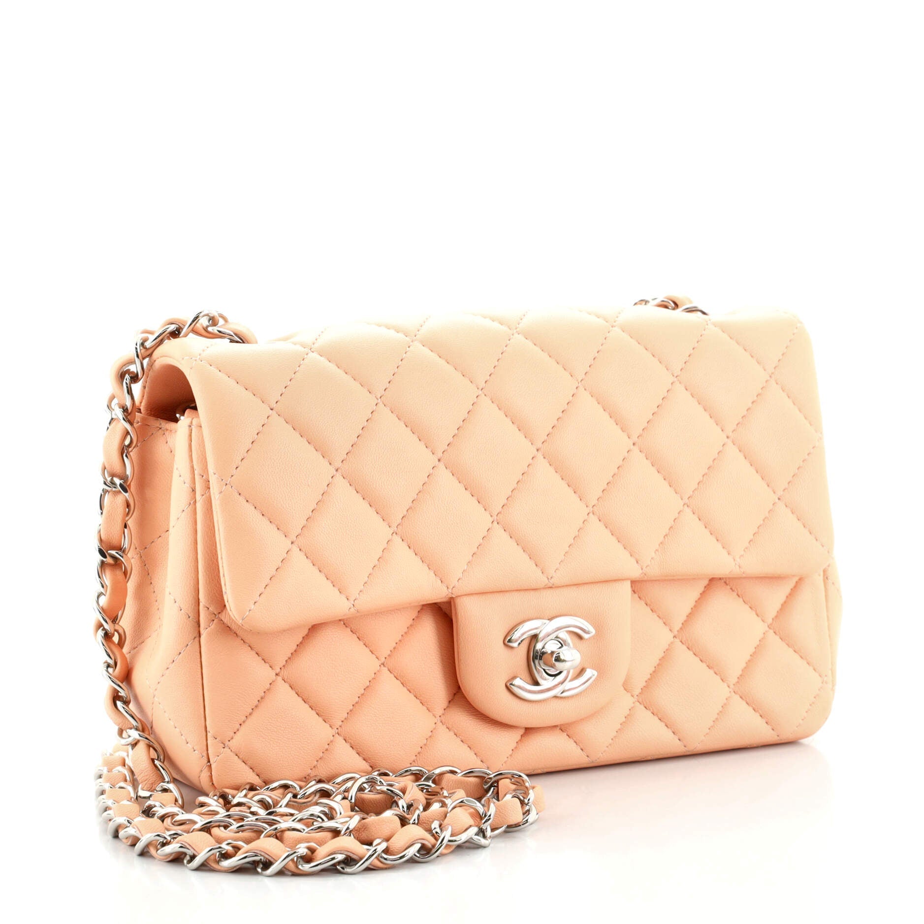 Classic Single Flap Bag Quilted Lambskin Mini