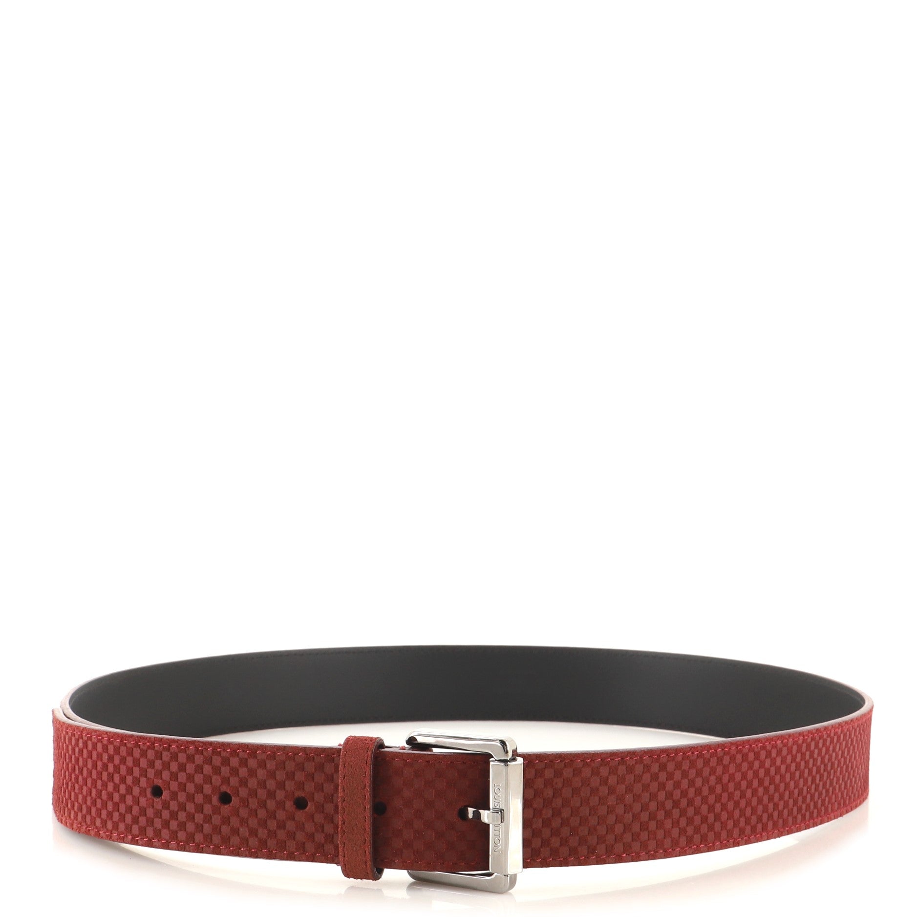 Ceinture Belt Mini Damier Suede Medium 100