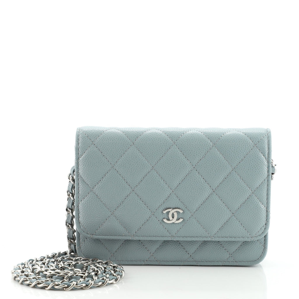 Wallet on Chain Quilted Caviar Mini