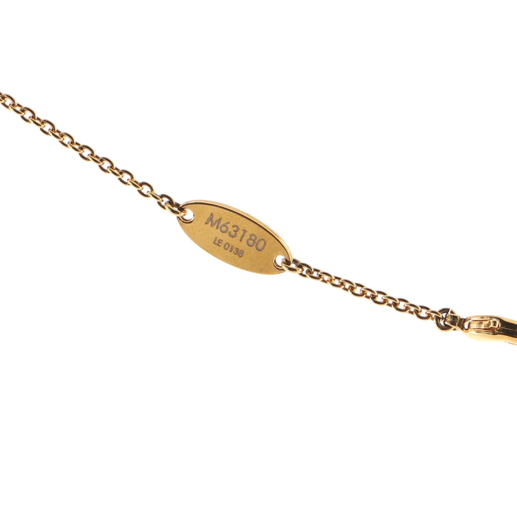 Essential V Necklace Studded Metal and Lacquer