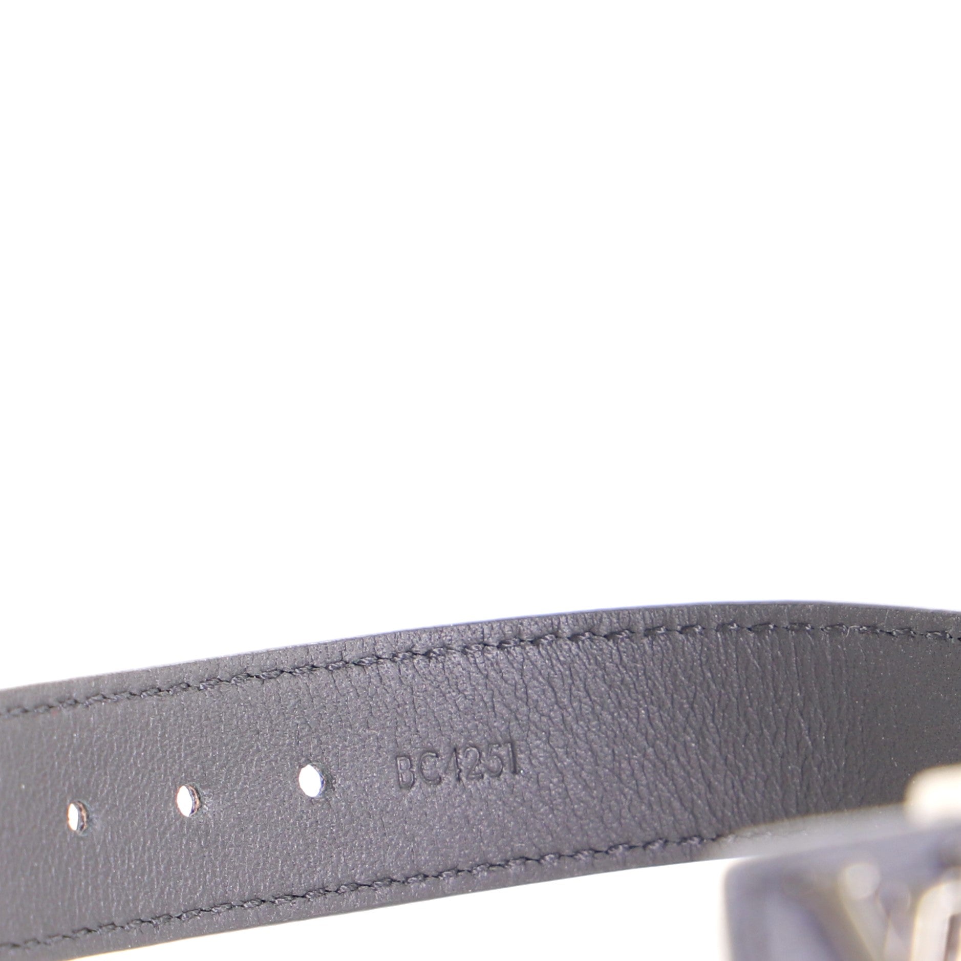 LV Slim Bracelet Monogram Eclipse Canvas