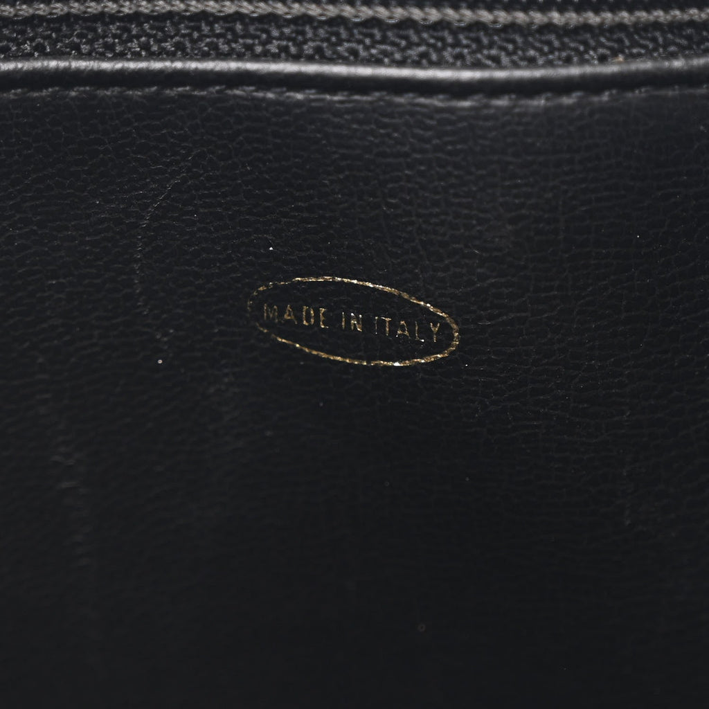 Lambskin Quilted Shoulder Bag Black