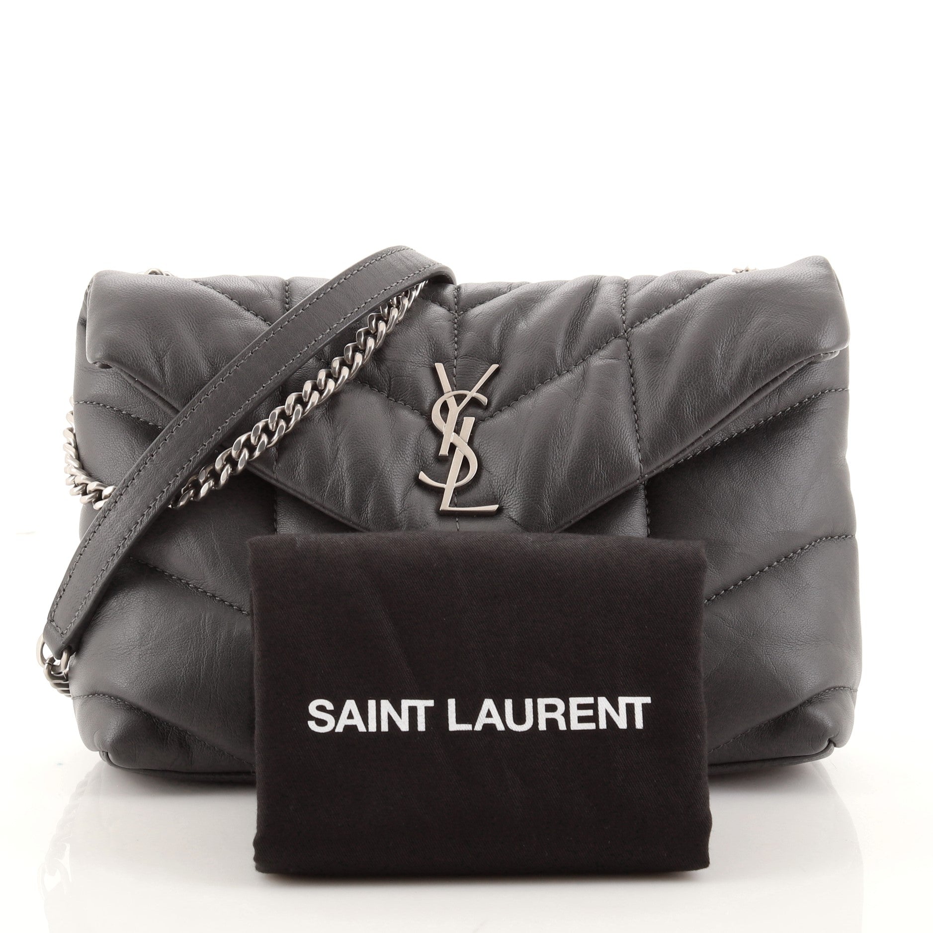 LouLou Puffer Shoulder Bag Quilted Leather Mini