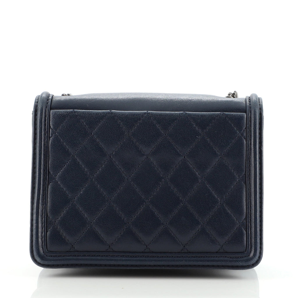 Boy Brick Flap Bag Lambskin and Plexiglass Mini