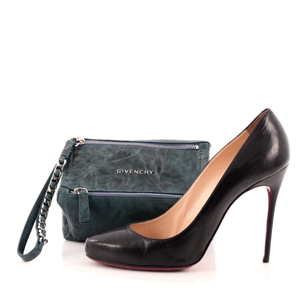 Pandora Wristlet Clutch Leather