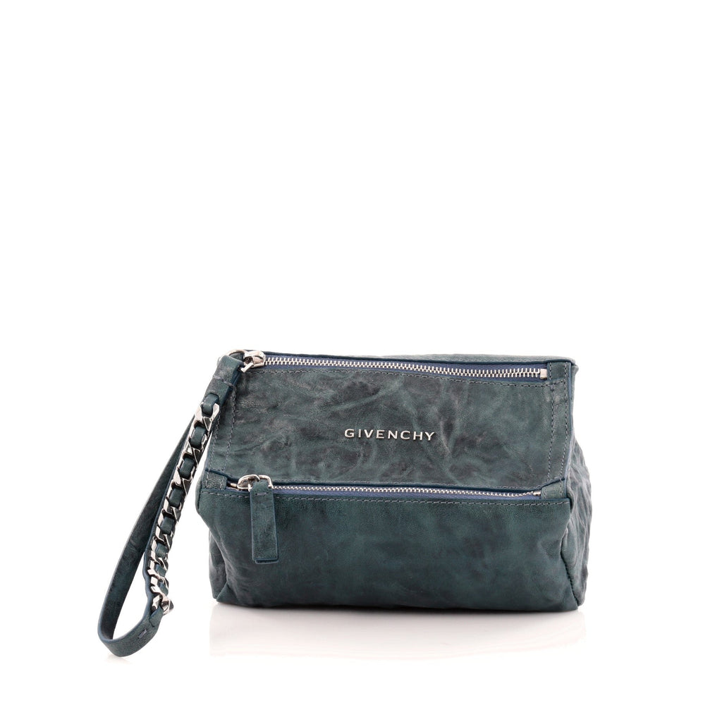 Pandora Wristlet Clutch Leather
