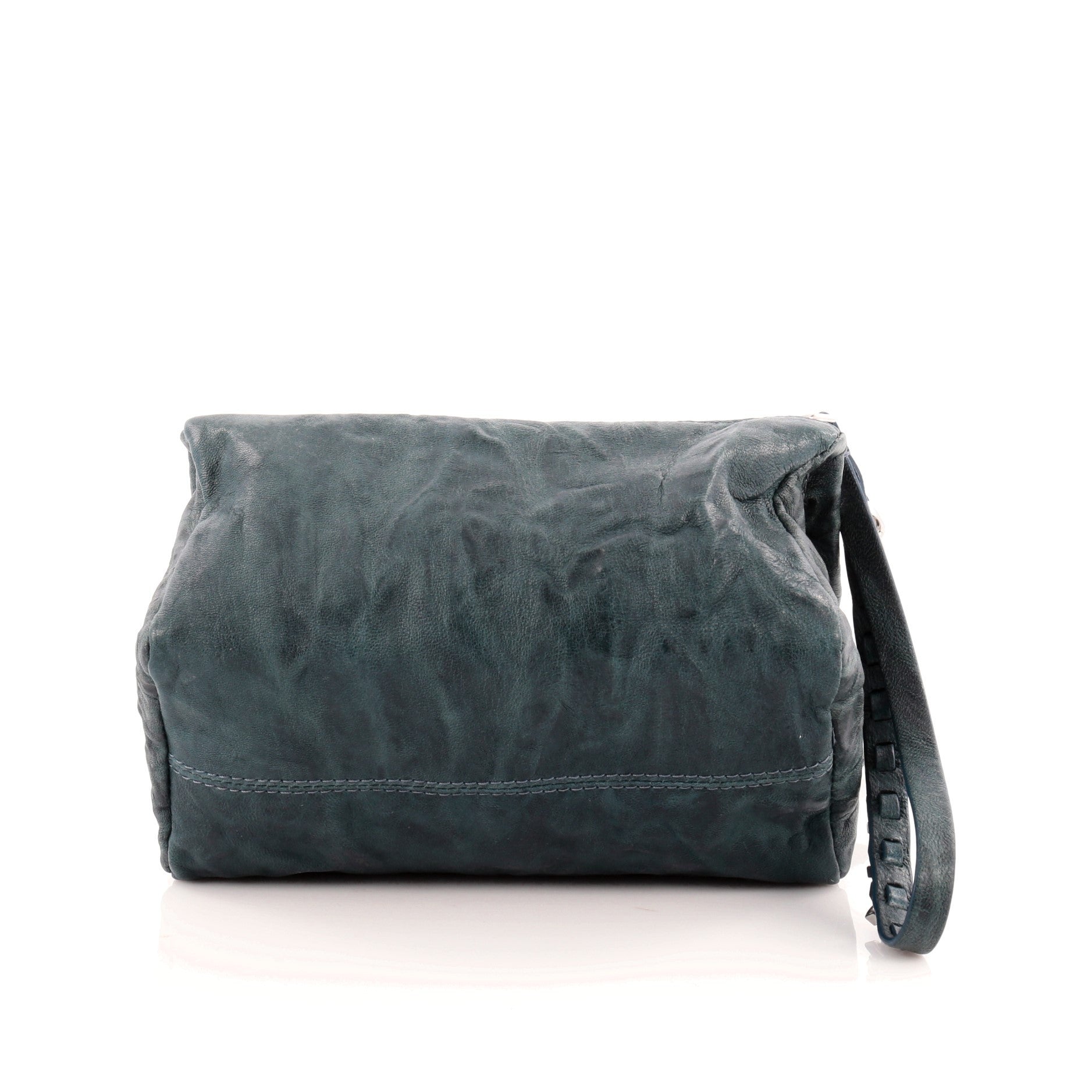 Pandora Wristlet Clutch Leather
