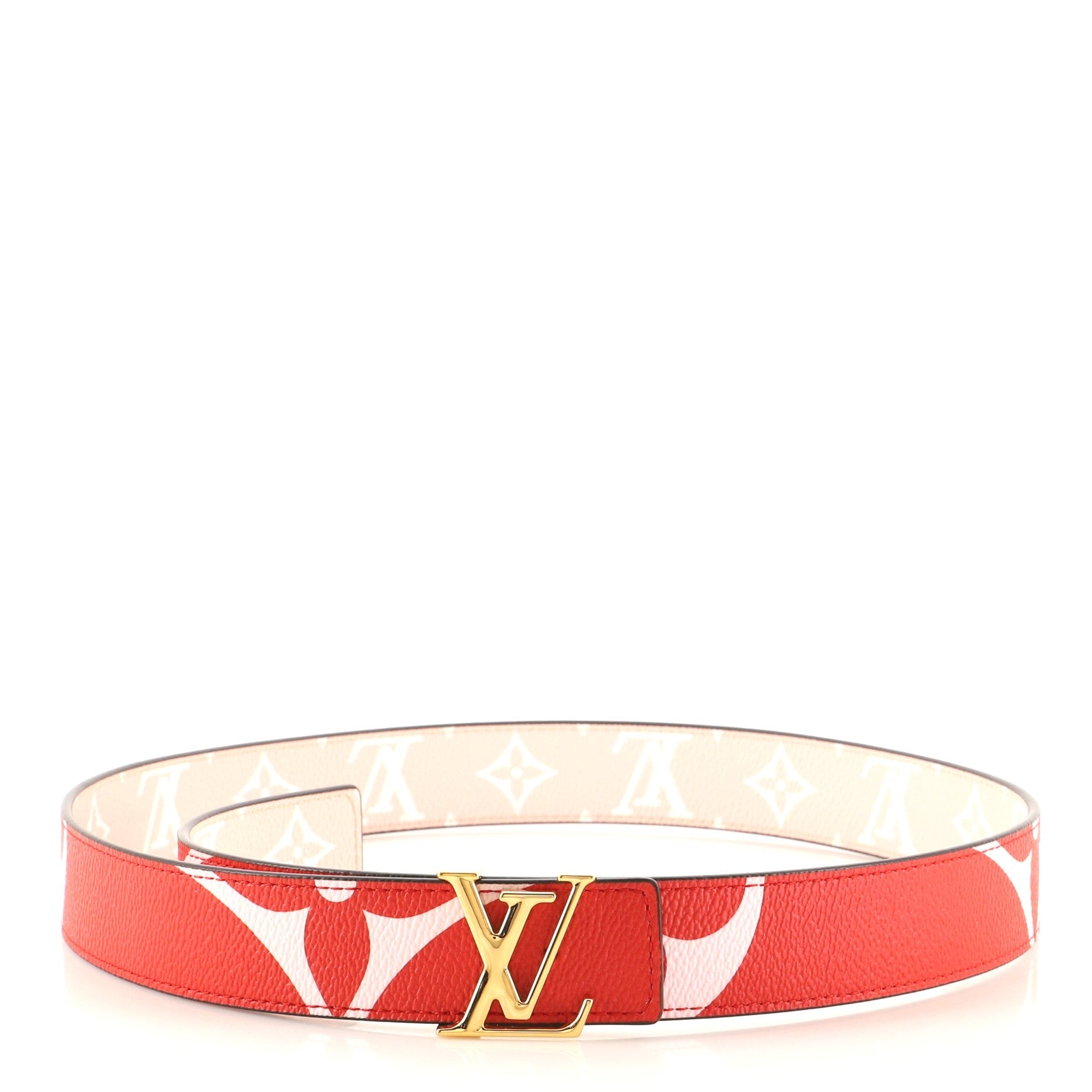 LV Iconic Belt Limited Edition Colored Monogram Canvas Medium 85