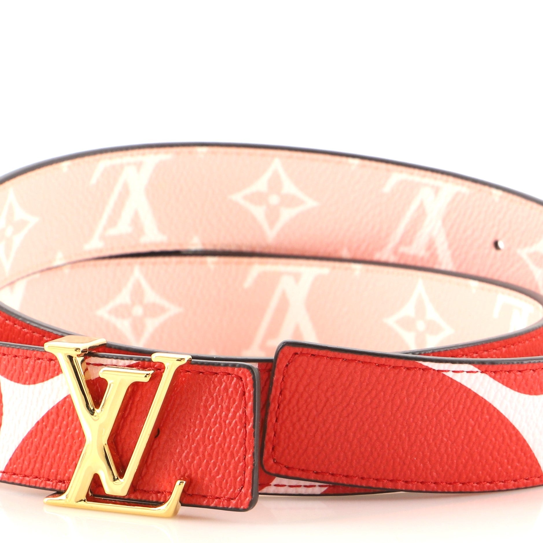 LV Iconic Belt Limited Edition Colored Monogram Canvas Medium 85