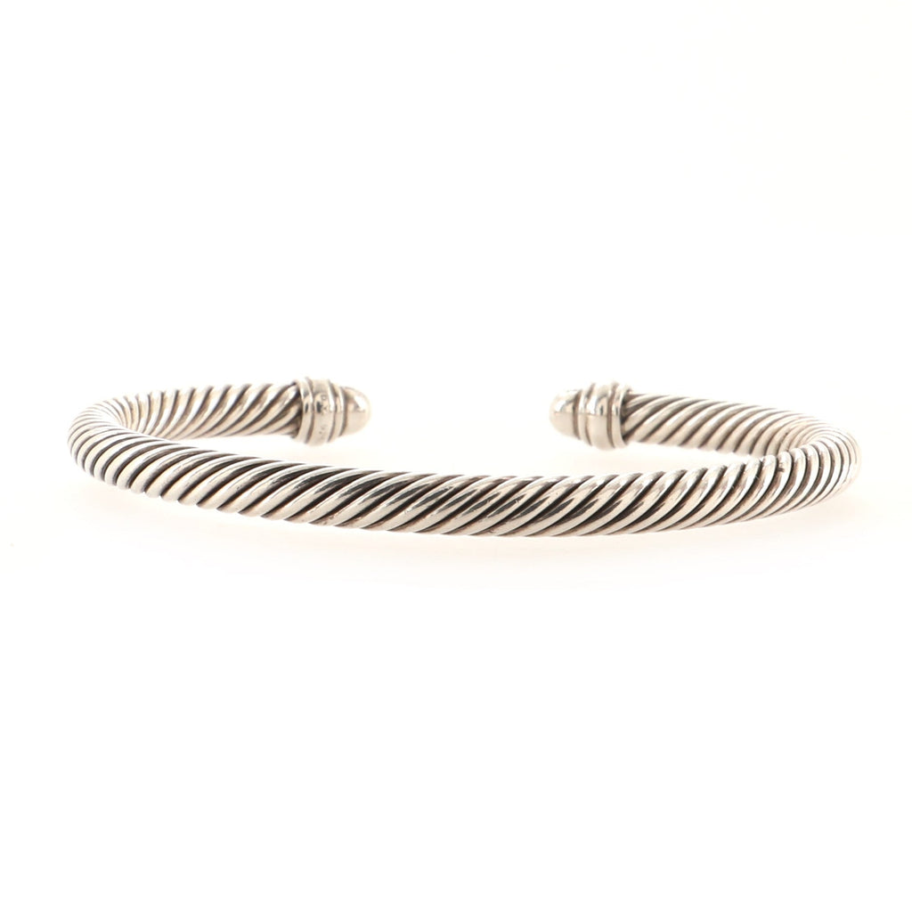 Cable Classic Bracelet Sterling Silver with Diamonds 5mm