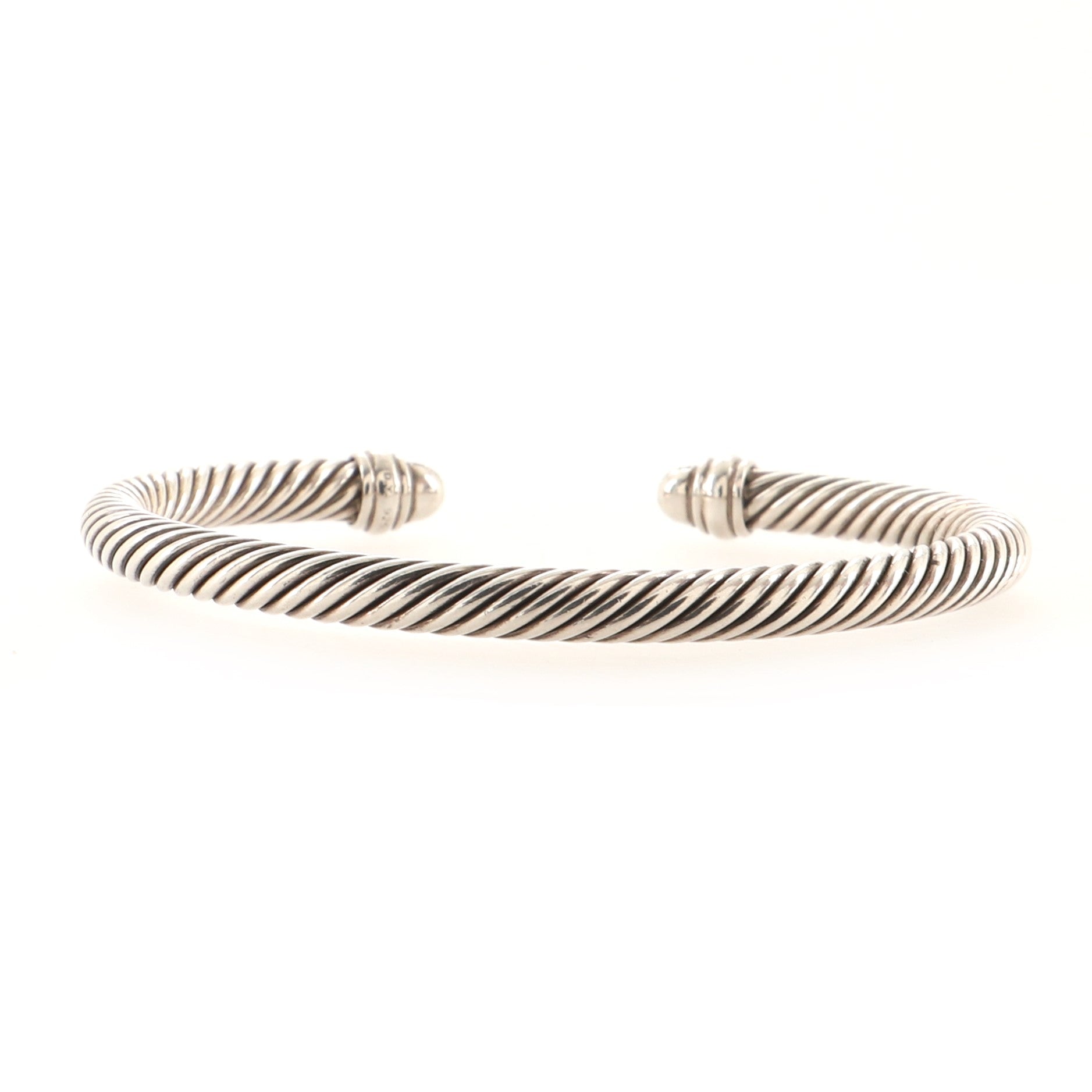 Cable Classic Bracelet Sterling Silver with Diamonds 5mm