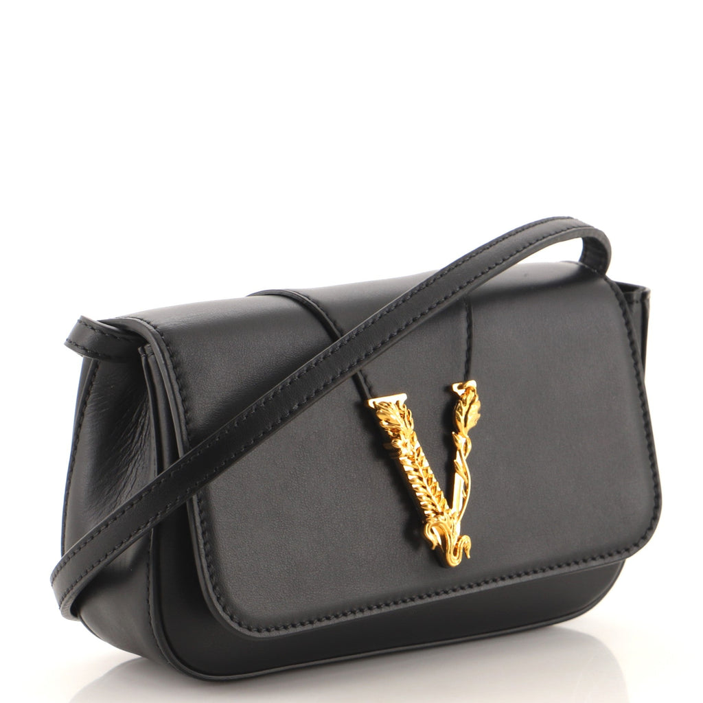 Virtus Clutch on Chain Leather