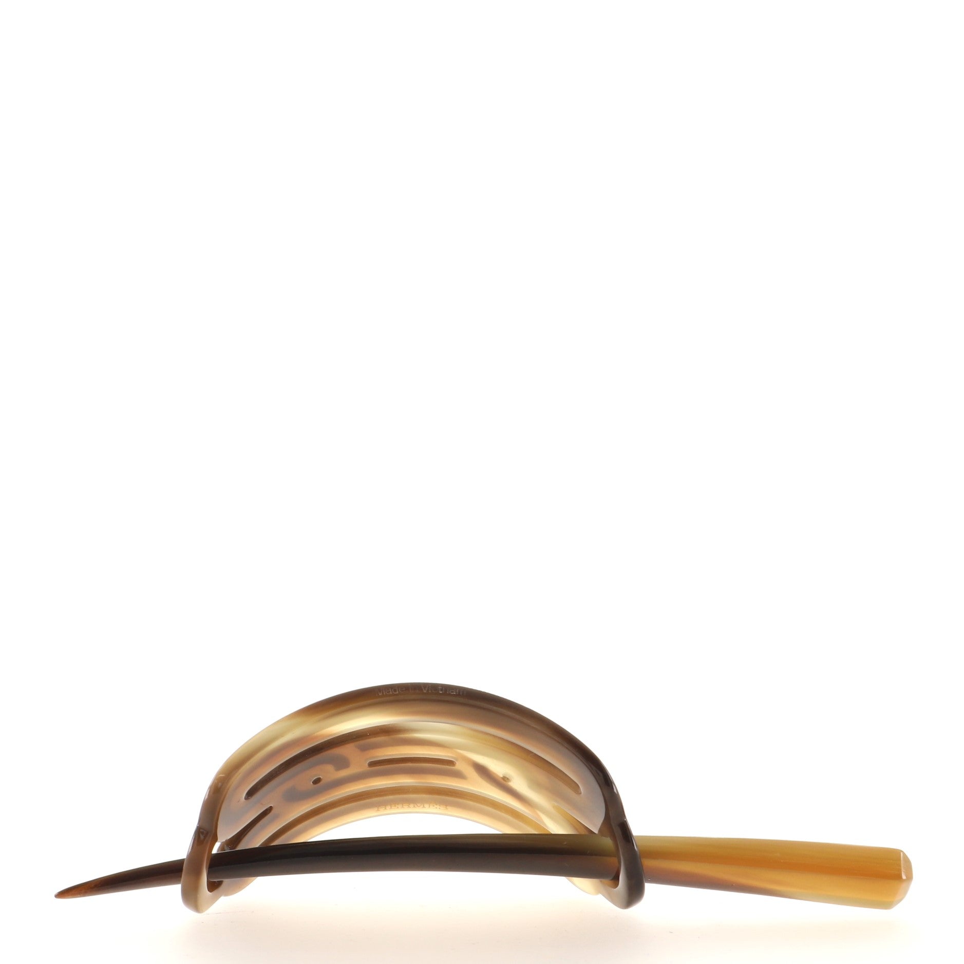 Hair Barrette Buffalo Horn XS