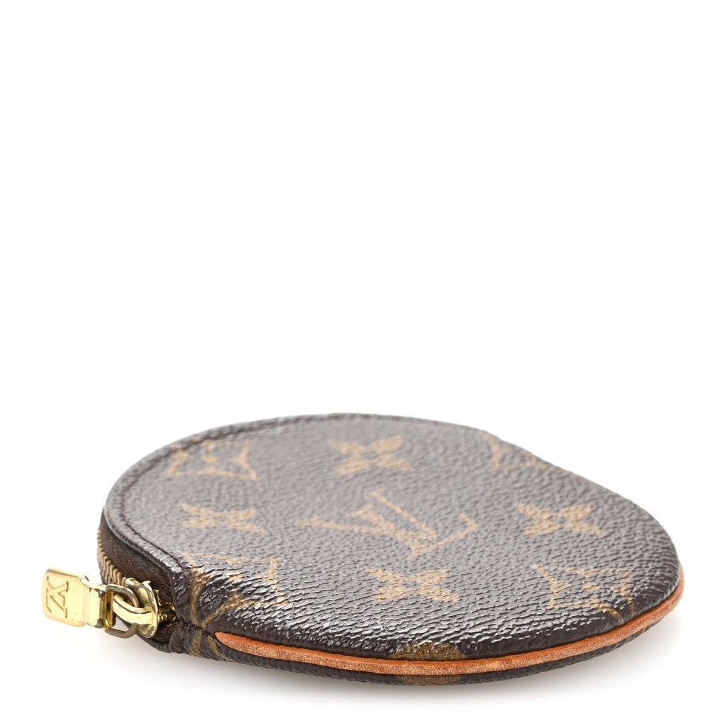 Monogram Round Coin Purse
