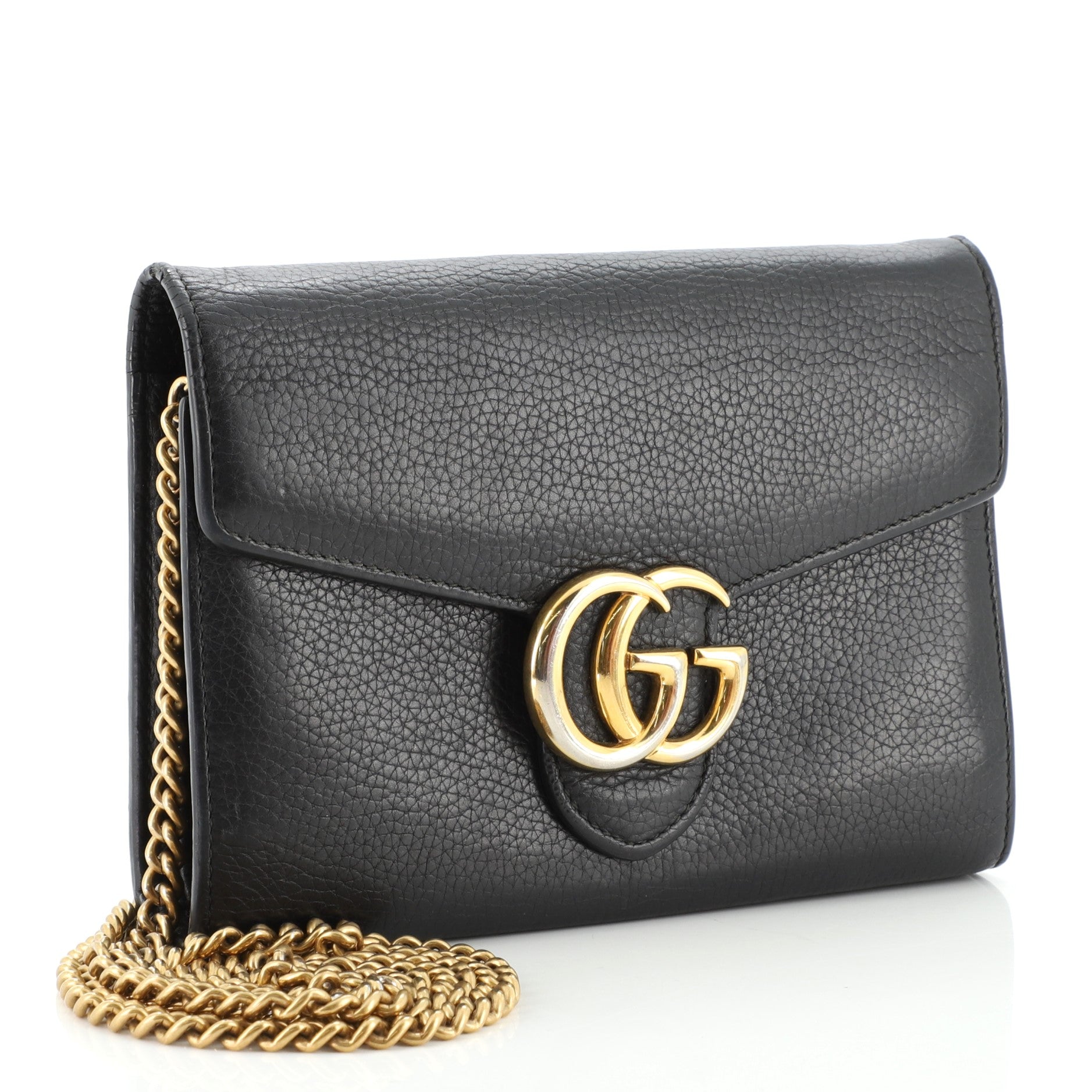 GG Marmont Chain Wallet Leather Mini