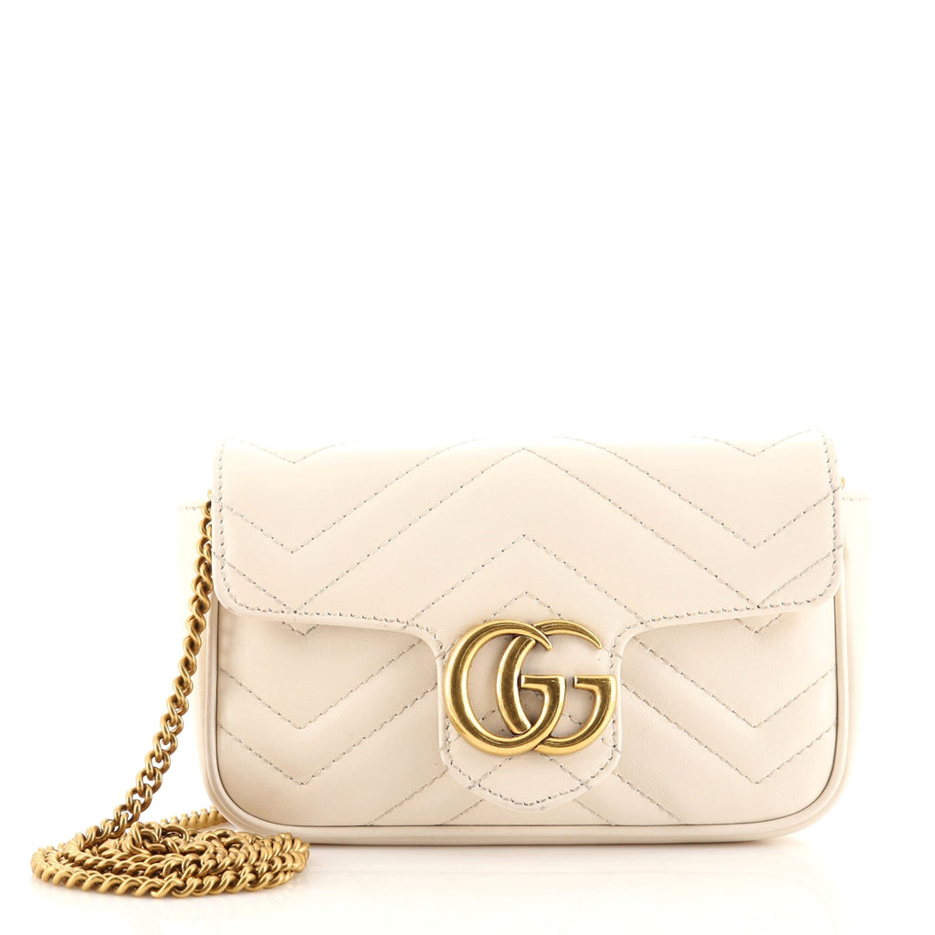 GG Marmont Flap Bag Matelasse Leather Super Mini