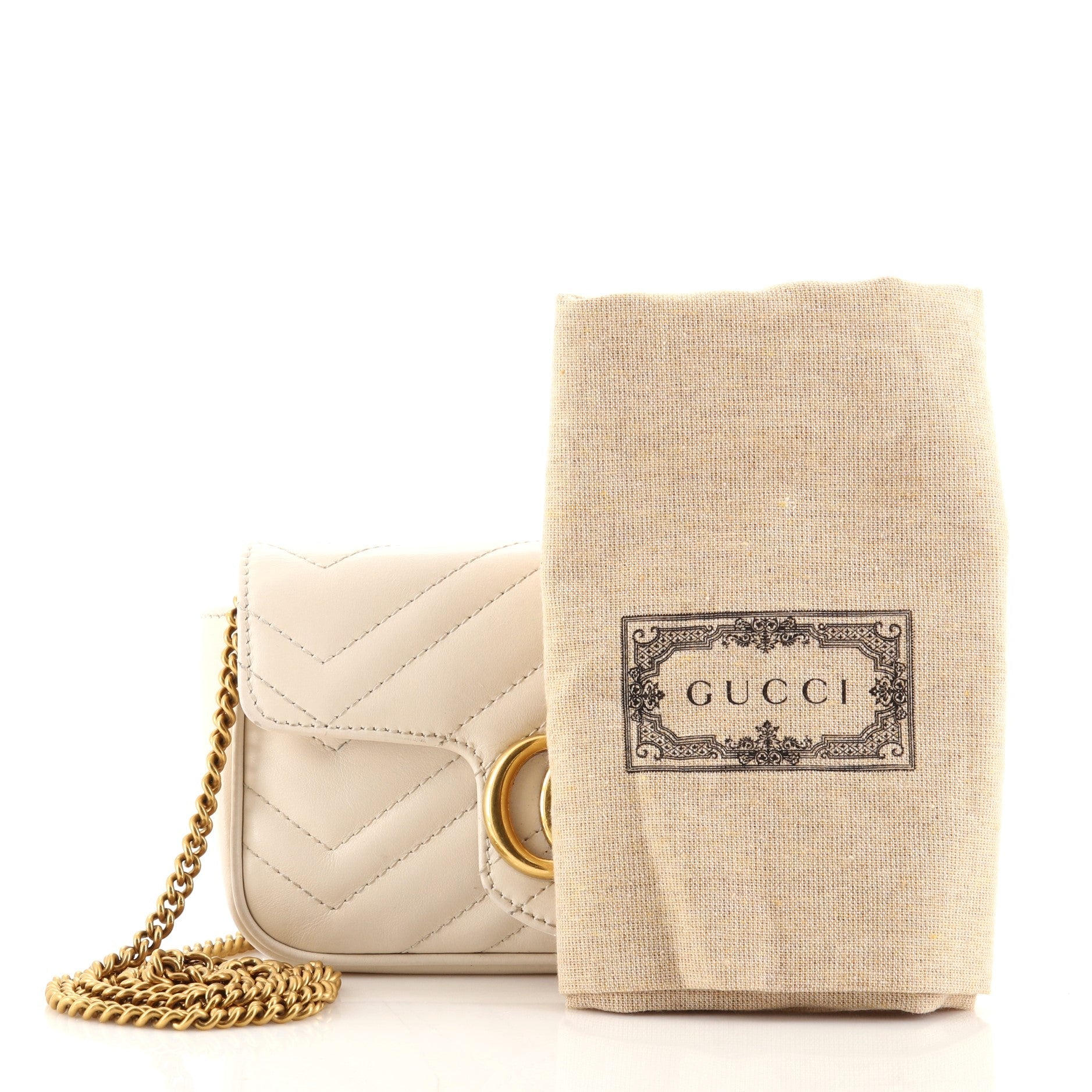 GG Marmont Flap Bag Matelasse Leather Super Mini