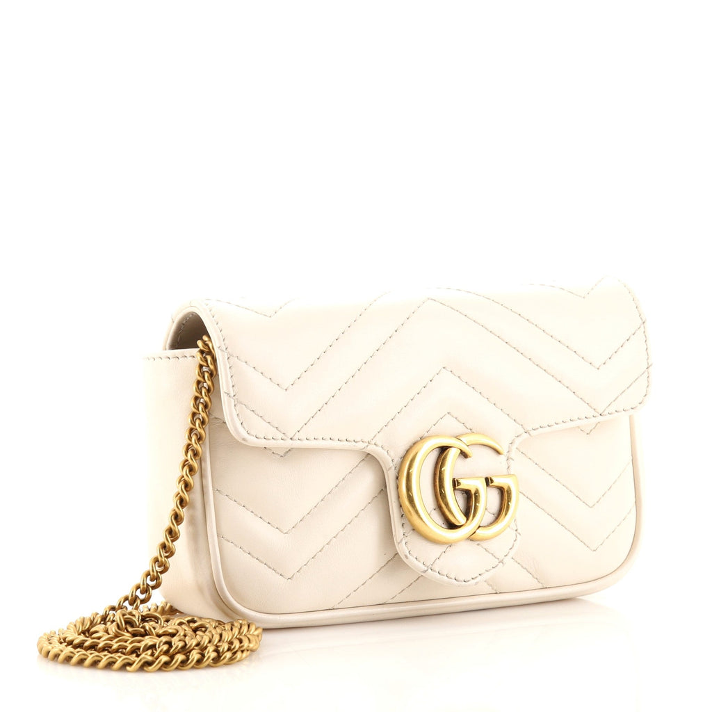 GG Marmont Flap Bag Matelasse Leather Super Mini
