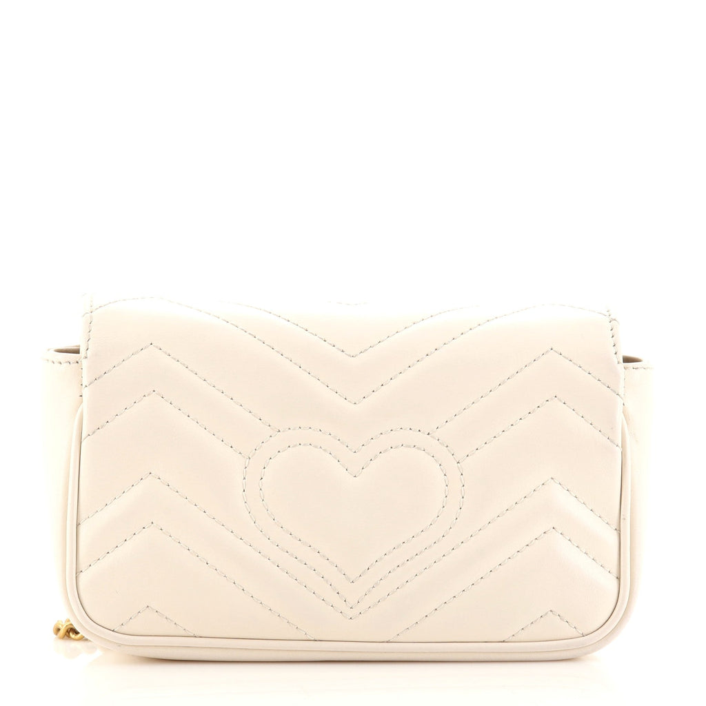 GG Marmont Flap Bag Matelasse Leather Super Mini