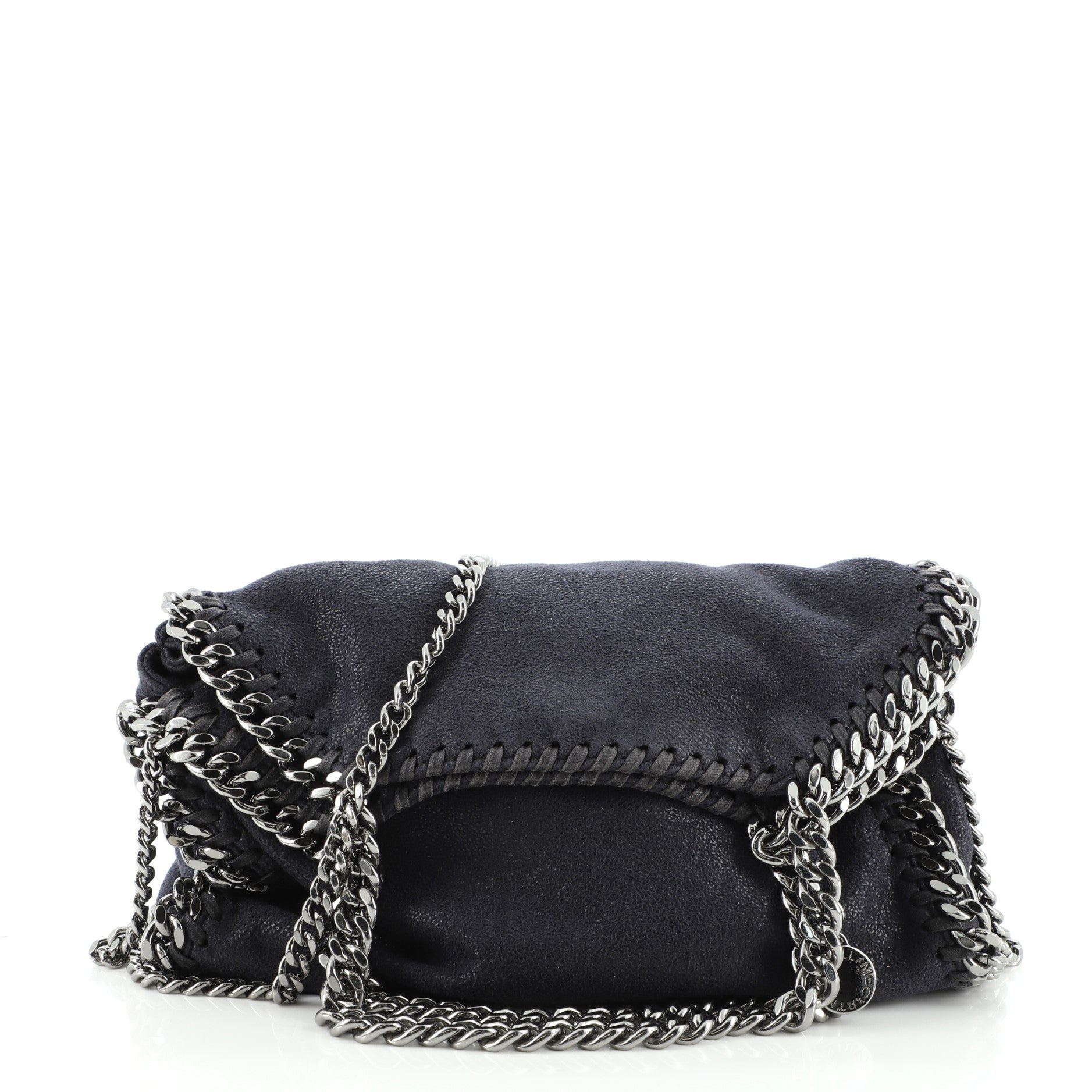 Falabella Fold Over Crossbody Bag Shaggy Deer Mini