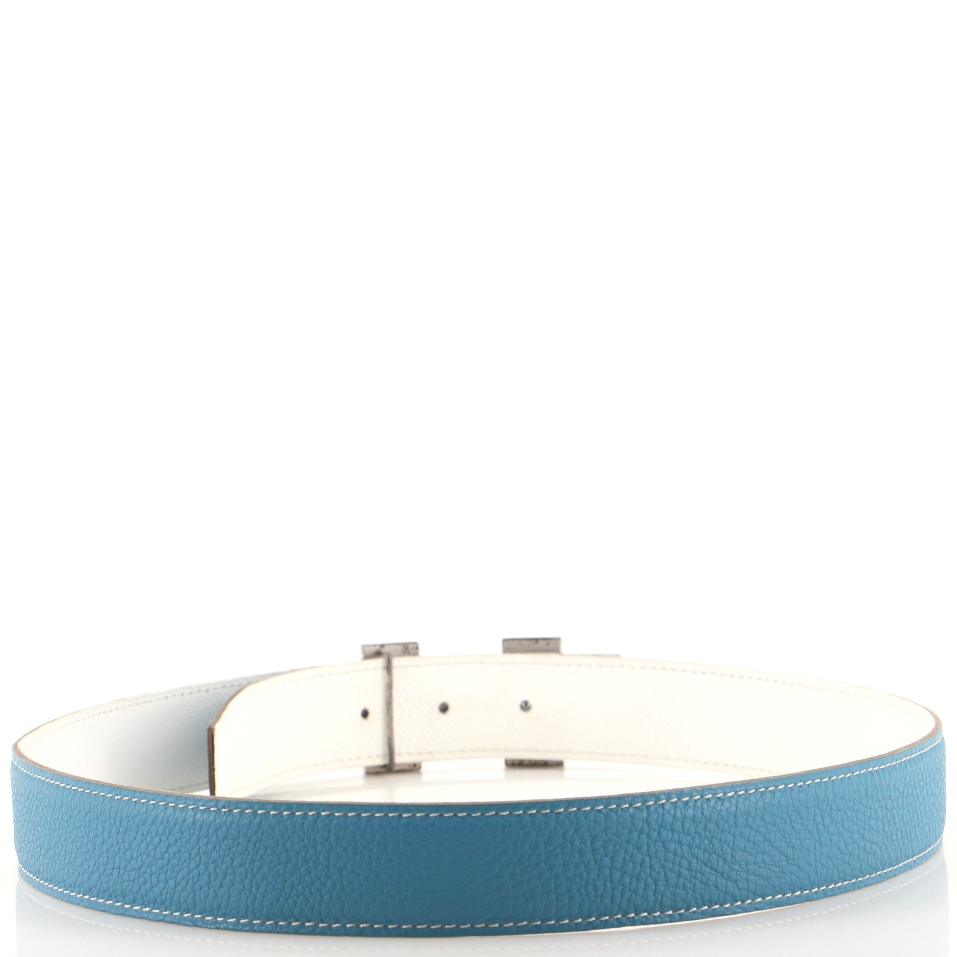 Constance Reversible Belt Leather with Guilloche Hardware Medium 80