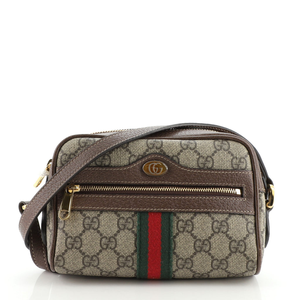 Ophidia Shoulder Bag GG Coated Canvas Mini