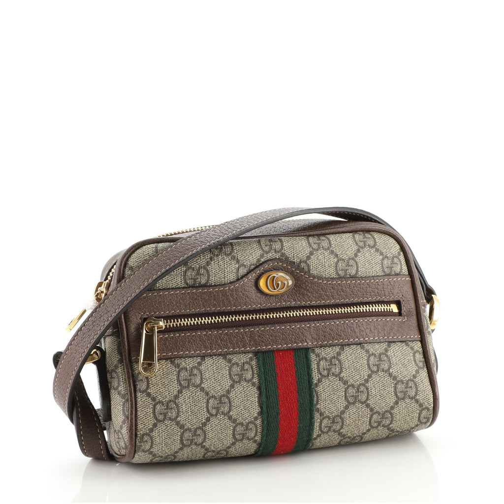 Ophidia Shoulder Bag GG Coated Canvas Mini