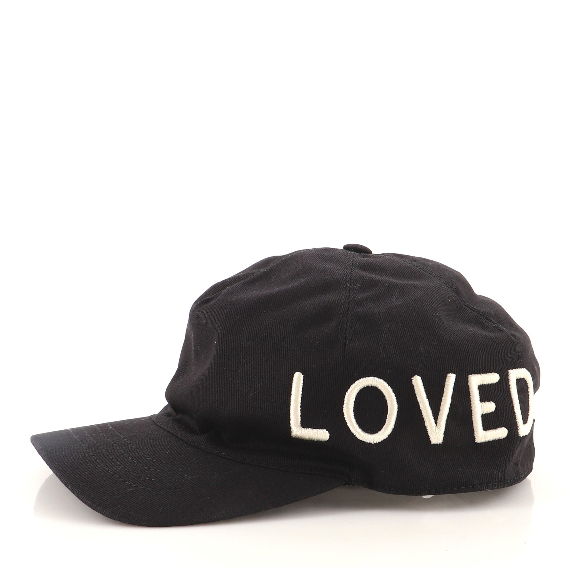 Loved Baseball Cap Embroidered Canvas Large