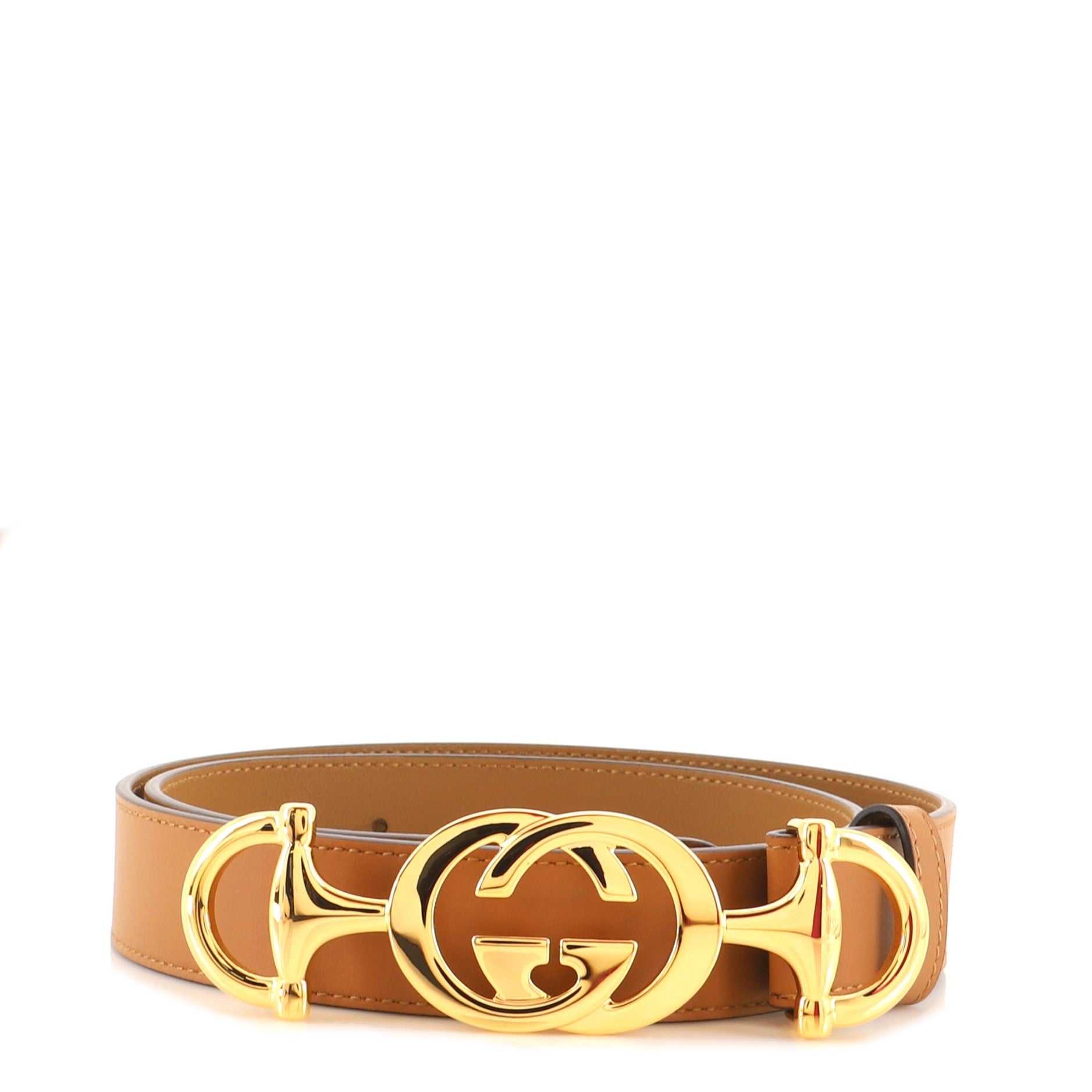Interlocking G Horsebit Belt Leather Medium 80