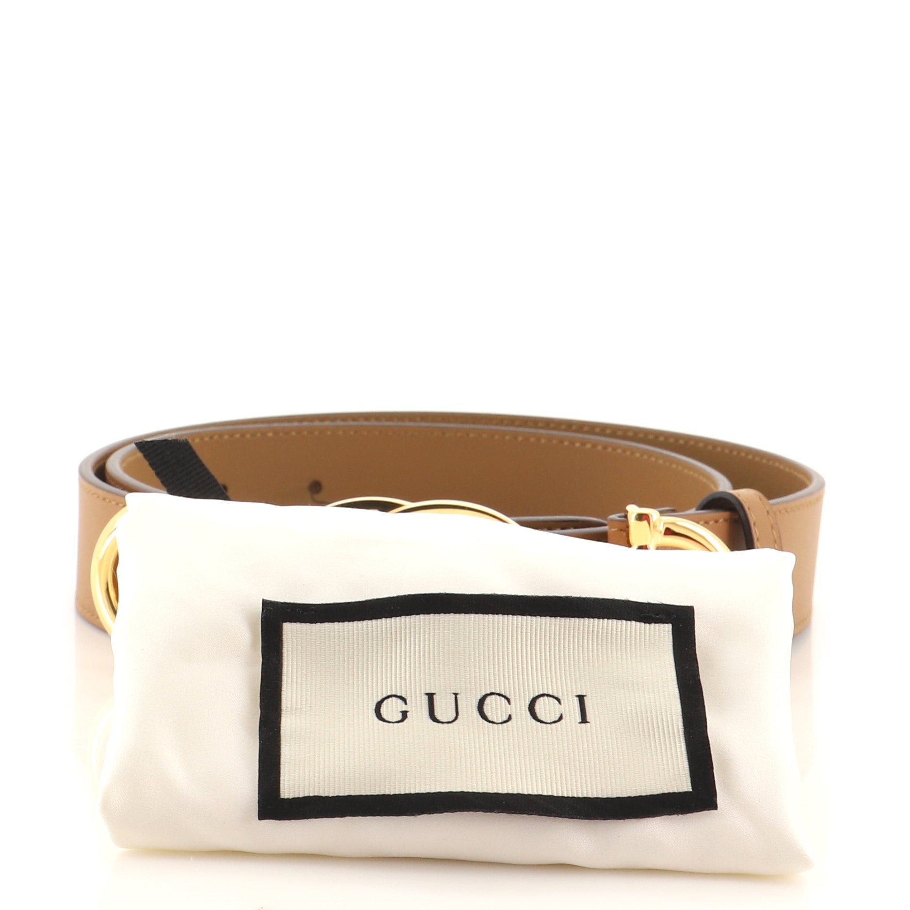 Interlocking G Horsebit Belt Leather Medium 80