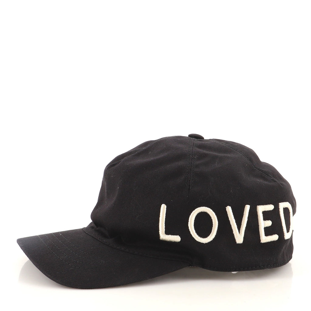 Loved Baseball Cap Embroidered Canvas Medium