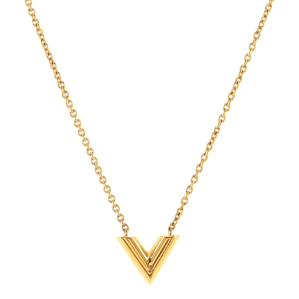 Essential V Necklace Metal
