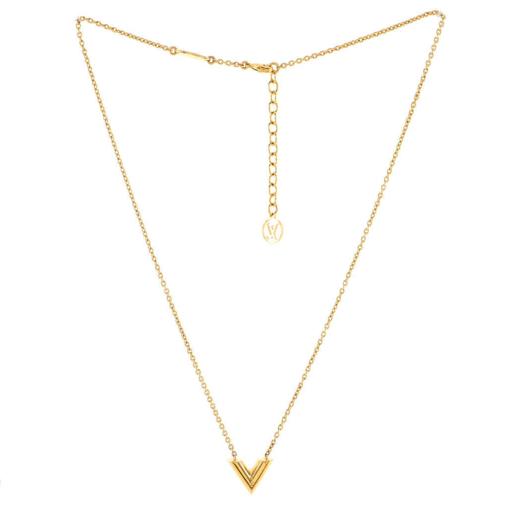 Essential V Necklace Metal