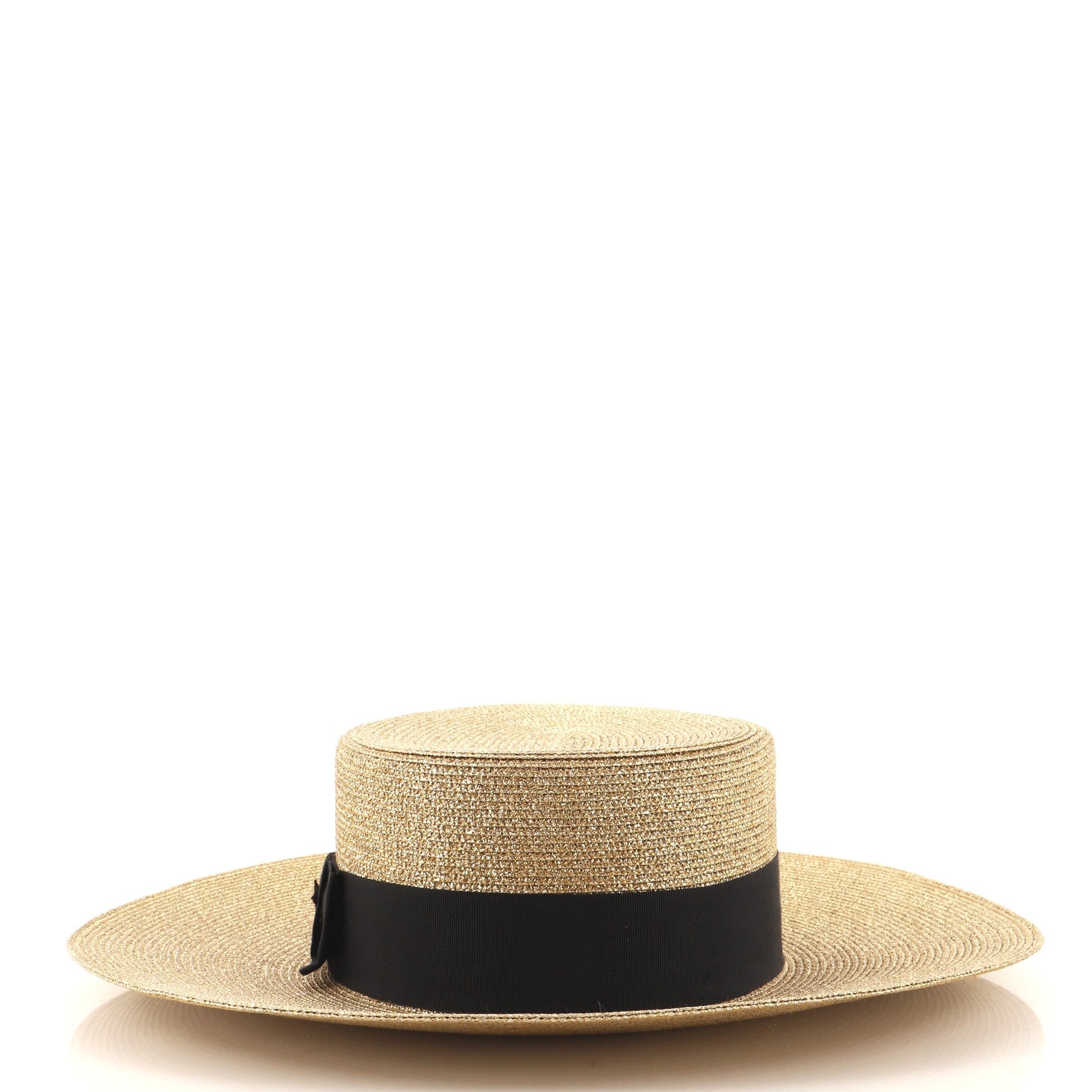 Papier Wide Brim Hat Straw Large