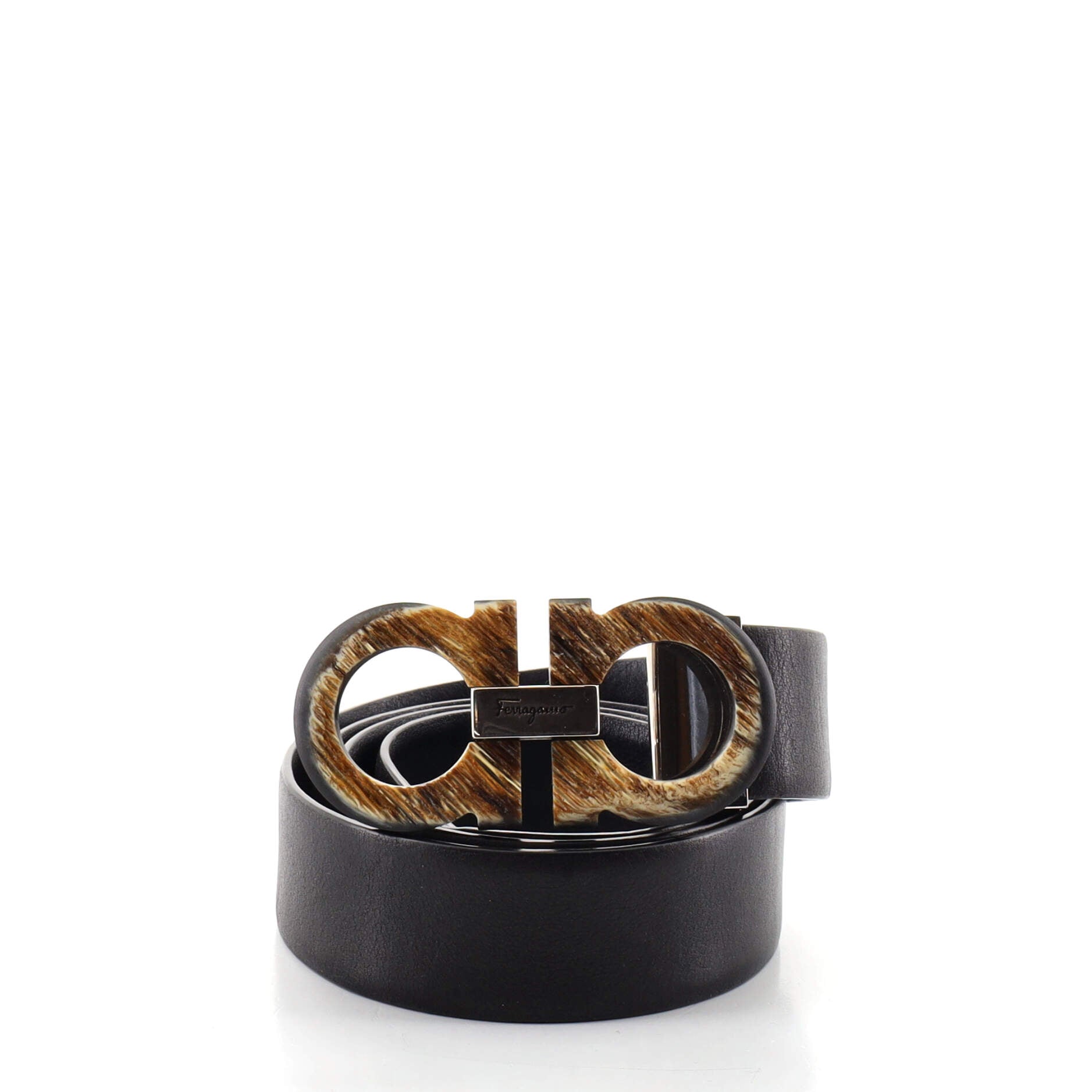 Gancini Belt Leather Wide 105