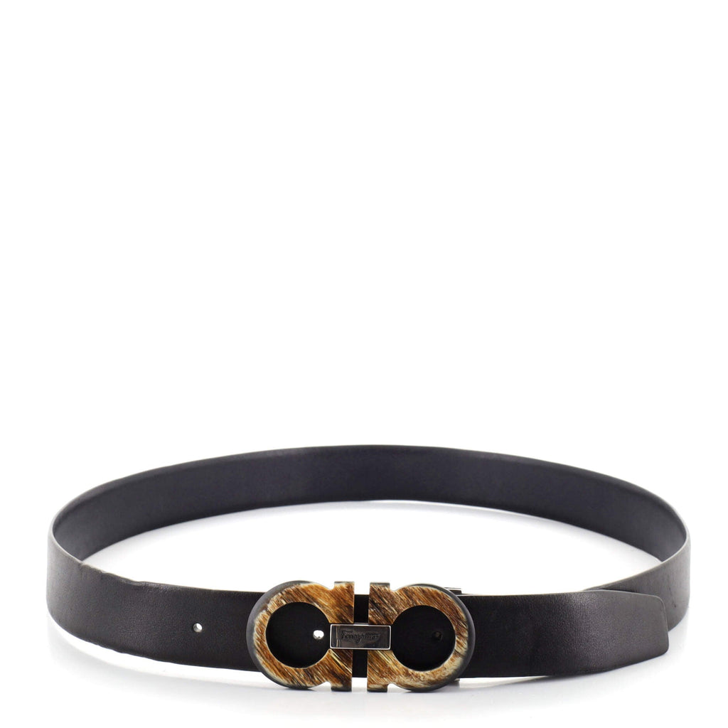 Gancini Belt Leather Wide 105