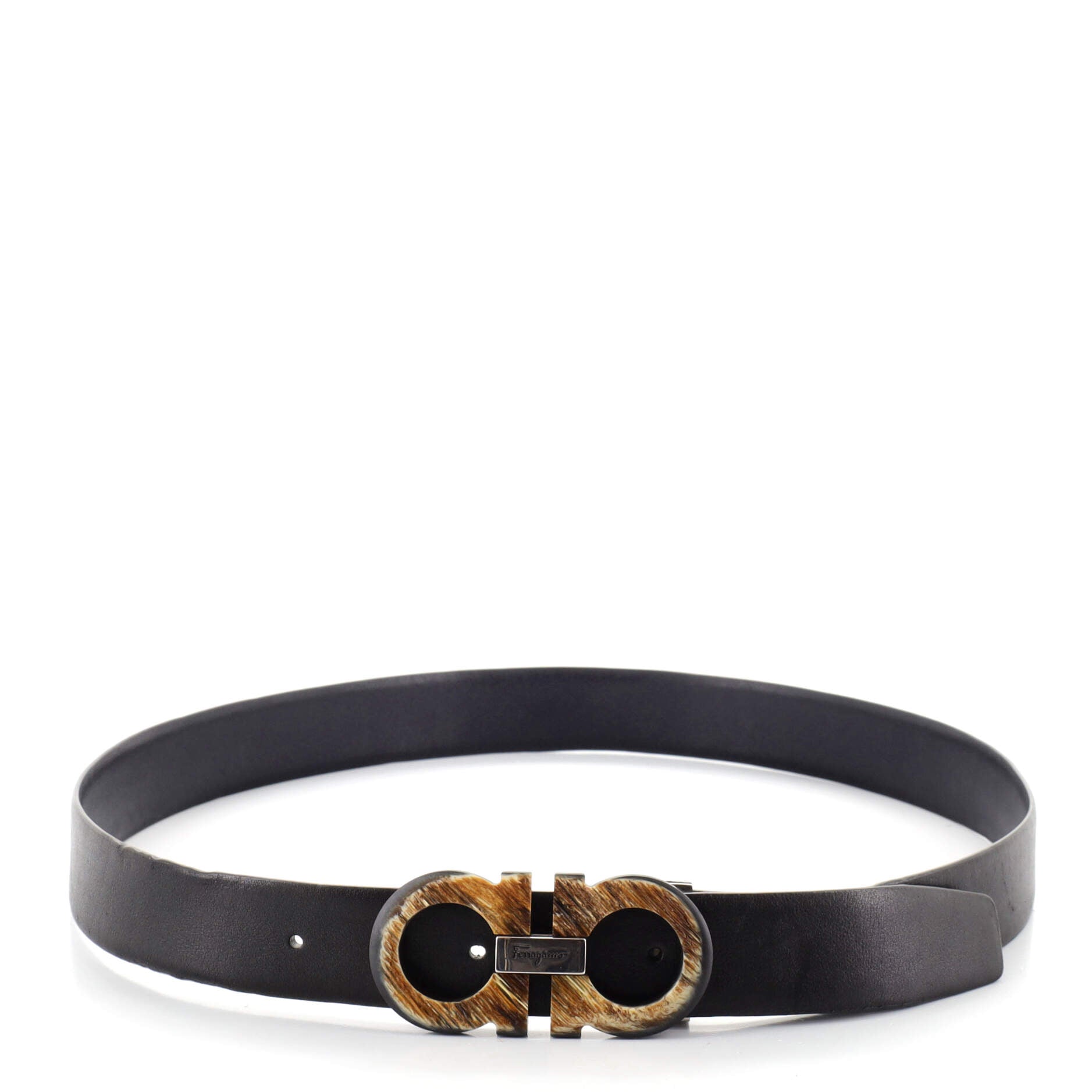 Gancini Belt Leather Wide 105