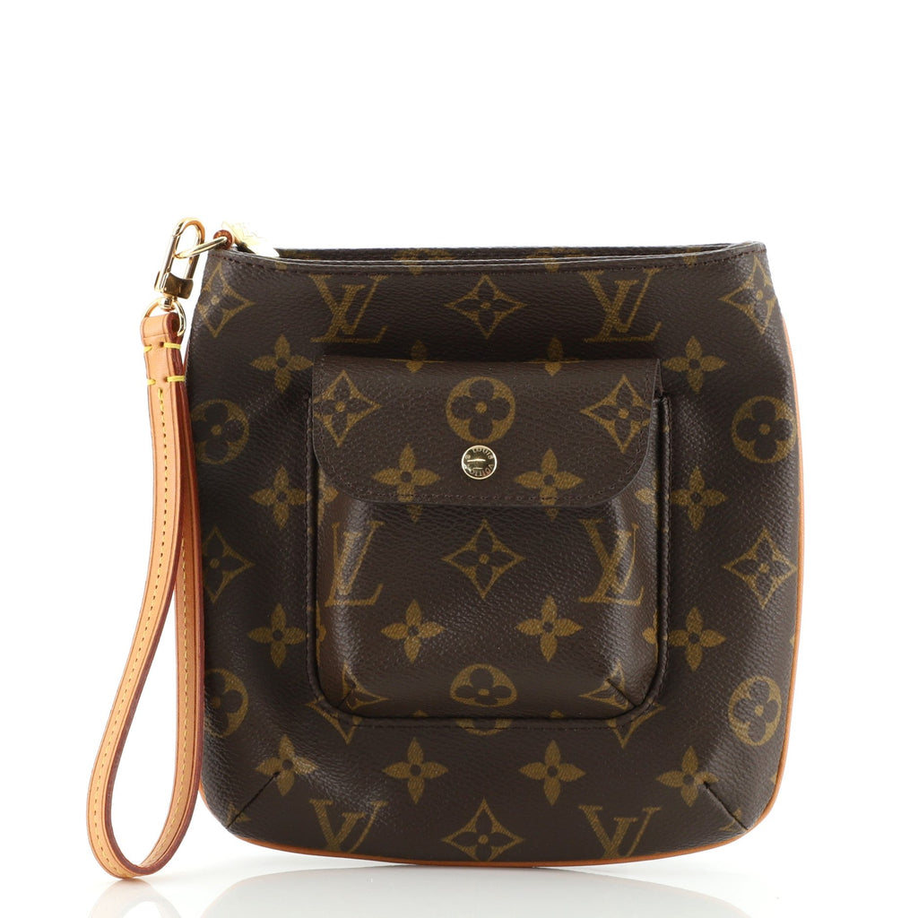 Partition Wristlet Clutch Monogram Canvas
