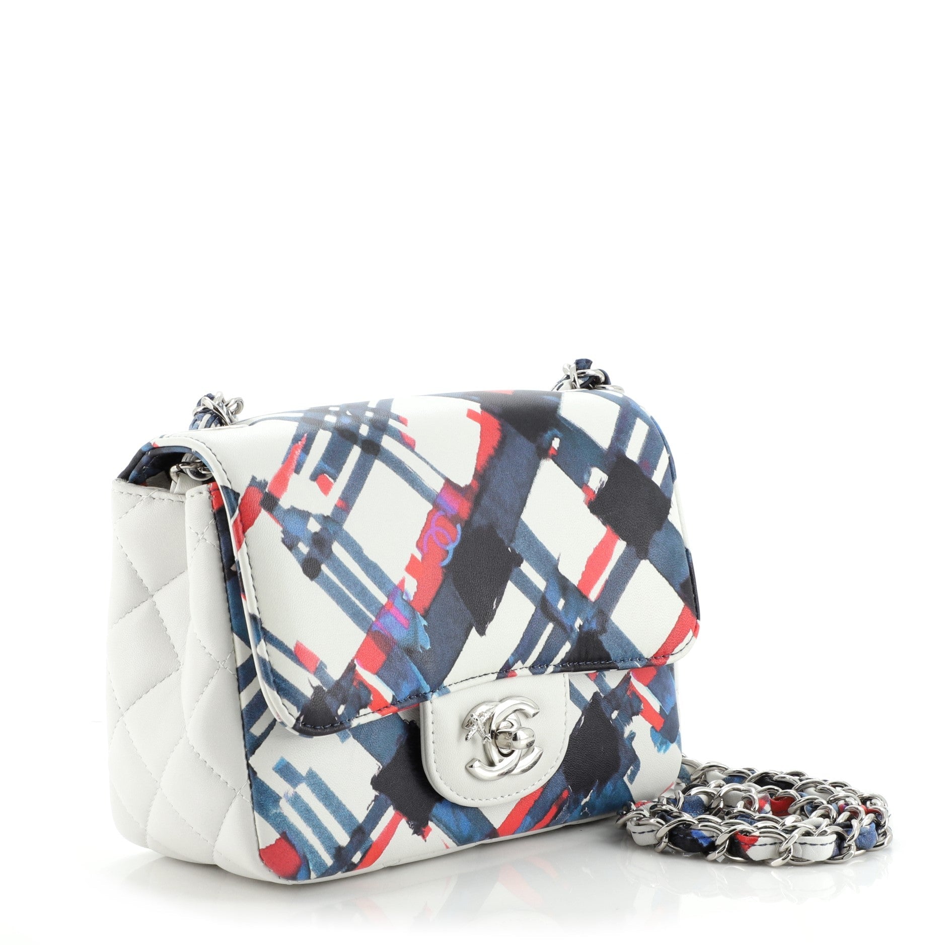 Airlines CC Flap Bag Printed Leather Mini