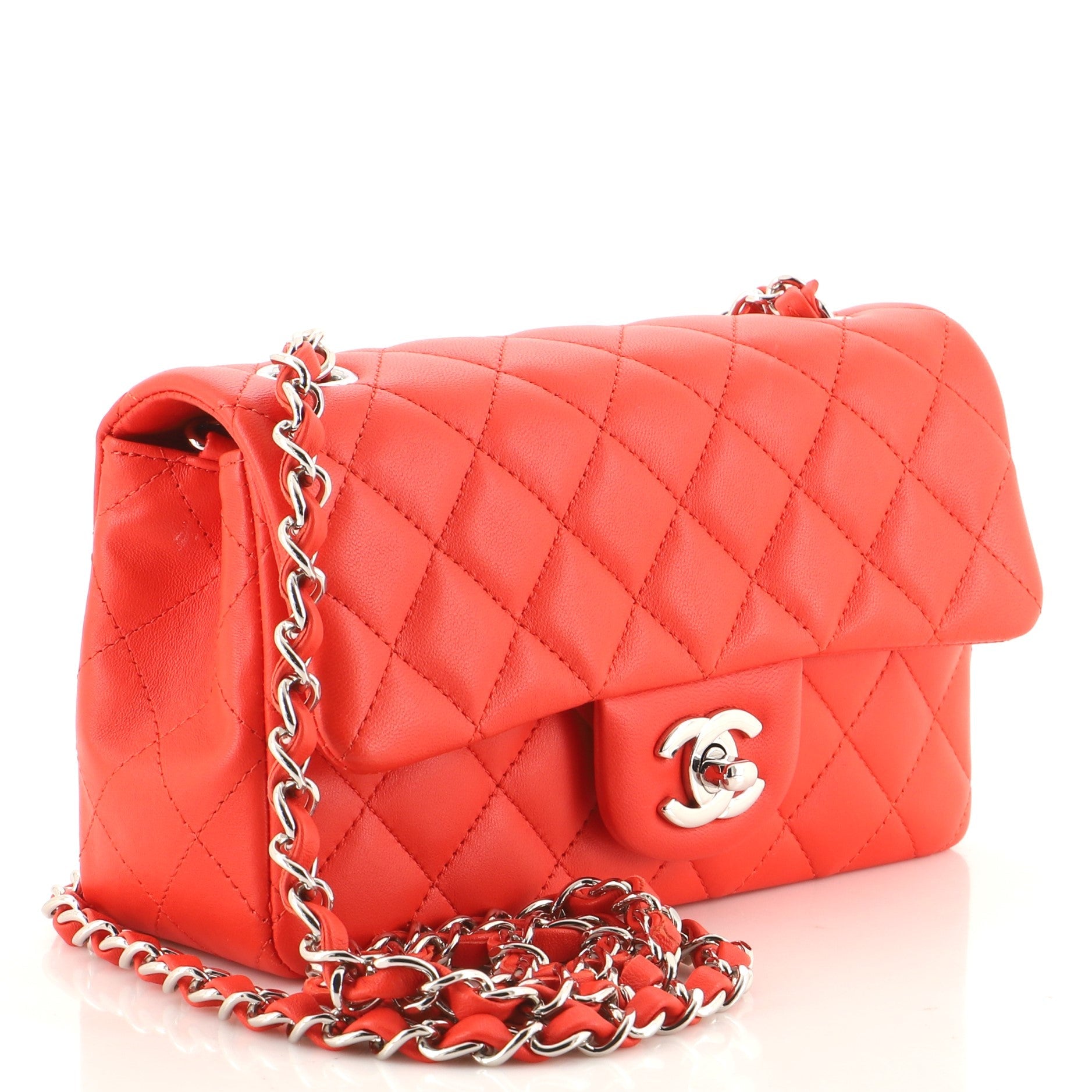 Classic Single Flap Bag Quilted Lambskin Mini