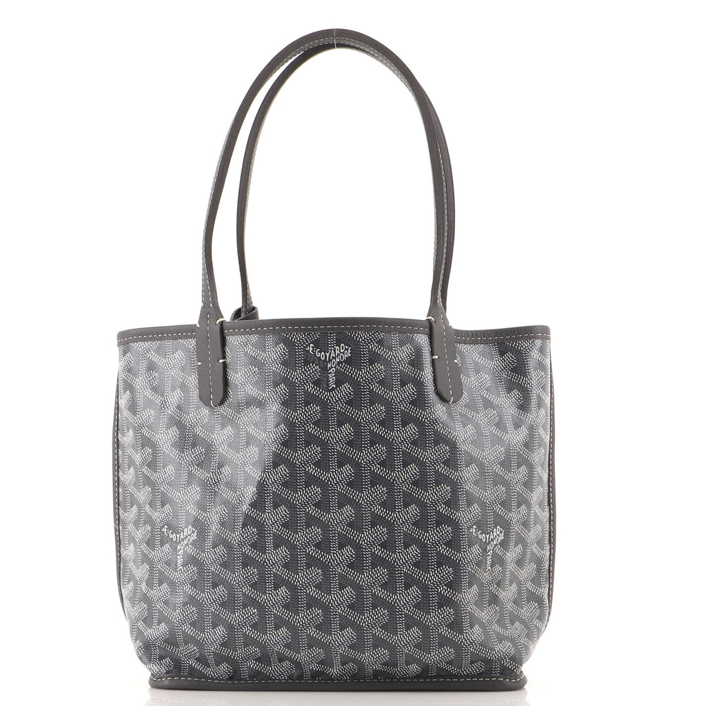 Anjou Reversible Tote Coated Canvas Mini
