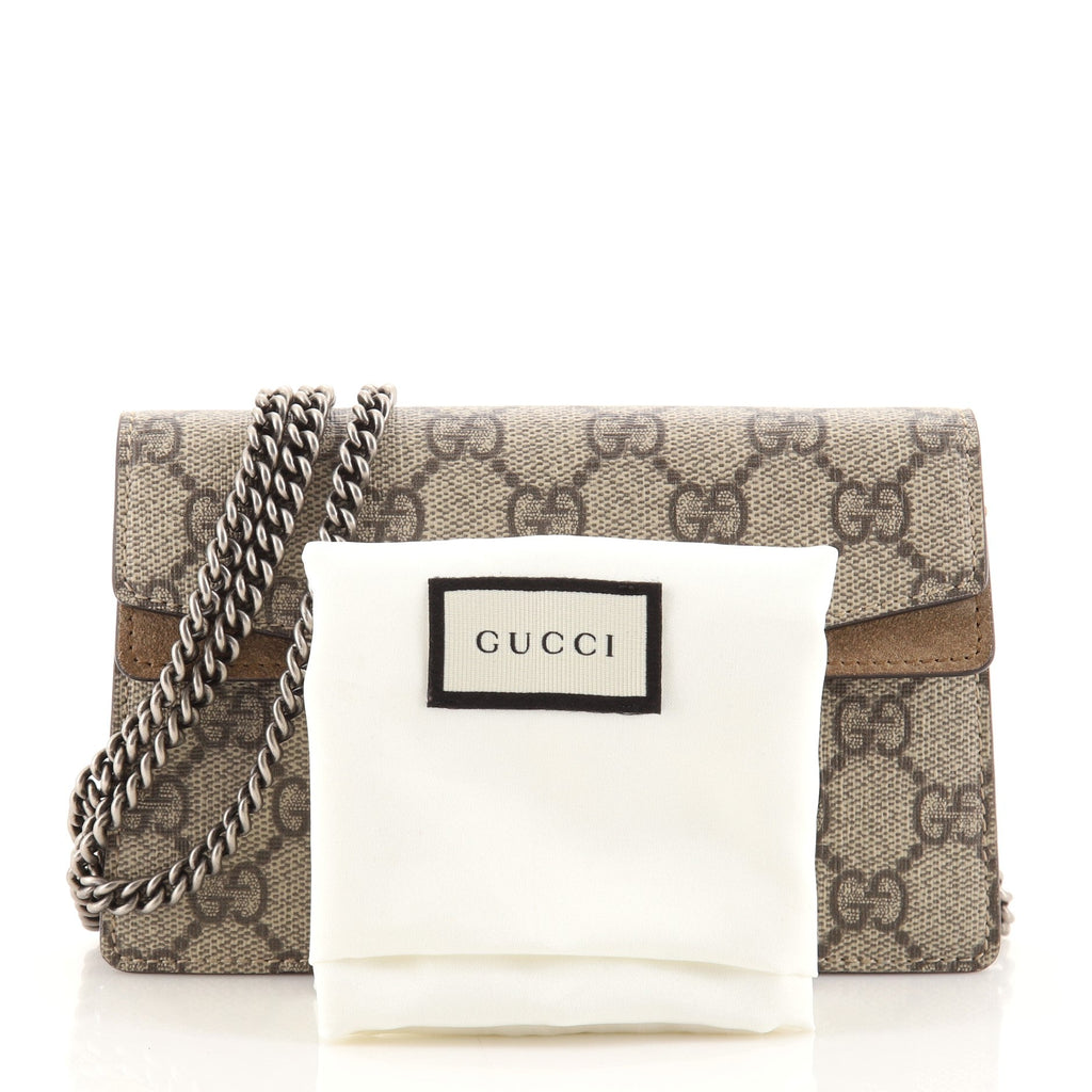 Dionysus Bag GG Coated Canvas Super Mini