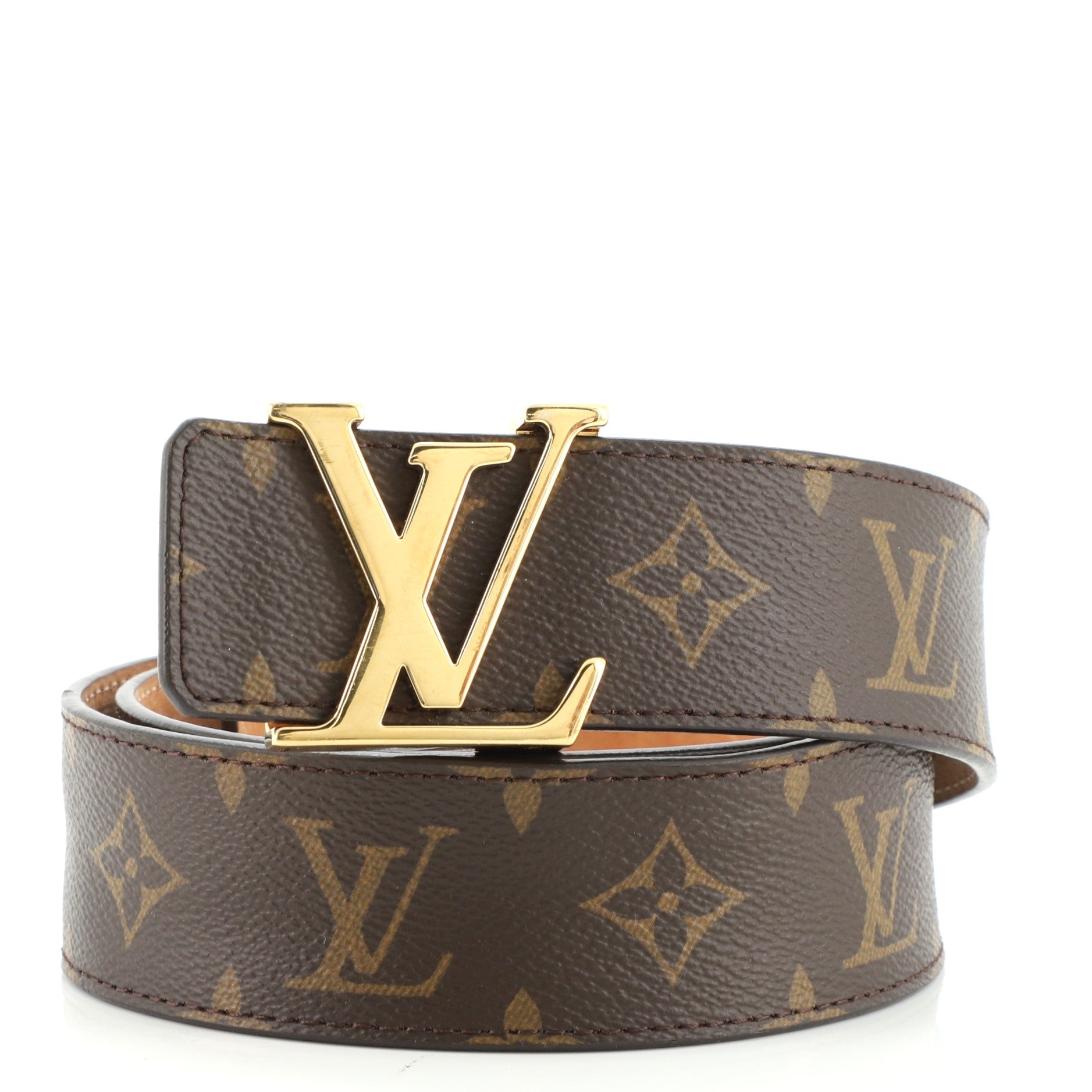 LV Initiales Belt Monogram Canvas Wide 90
