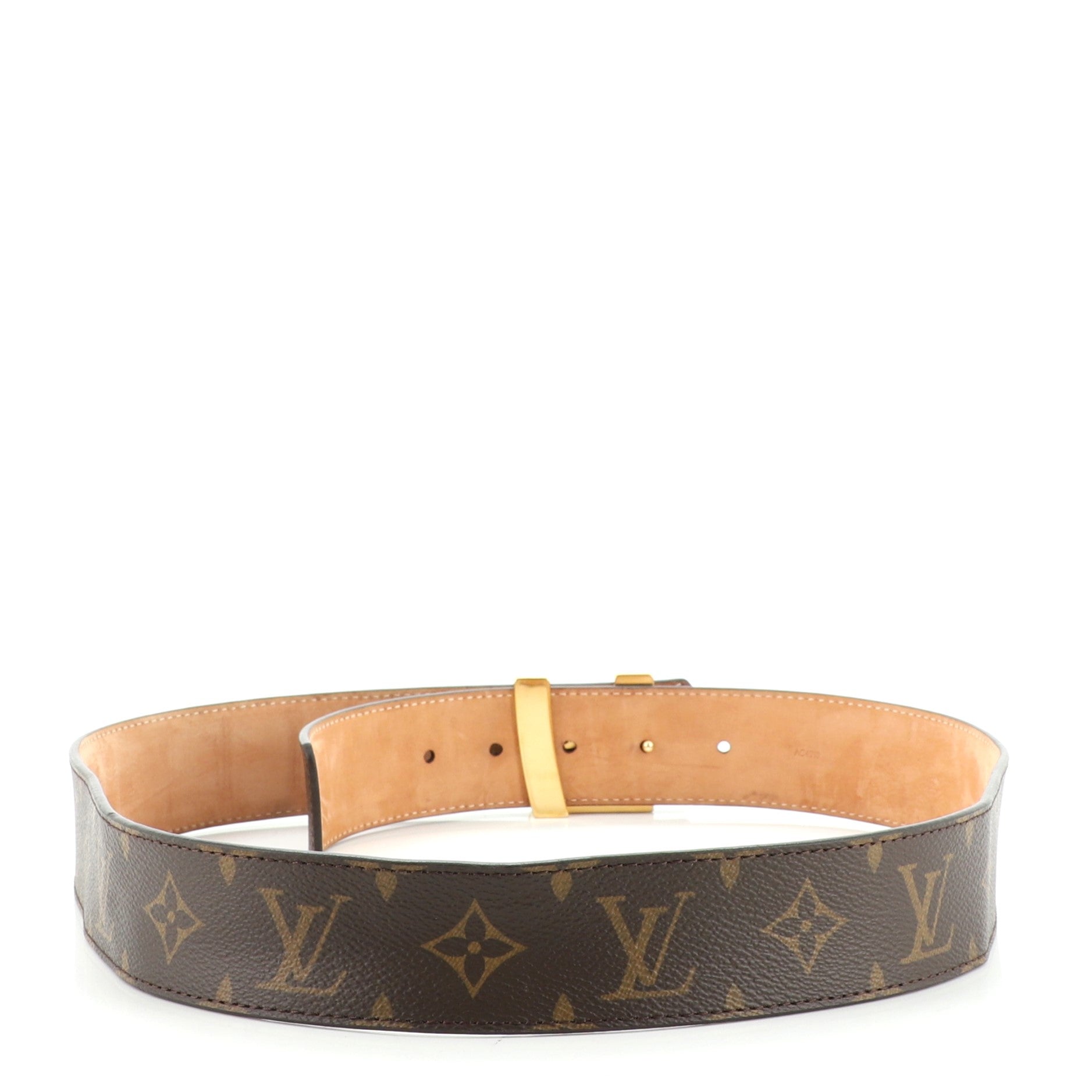 LV Initiales Belt Monogram Canvas Wide 90
